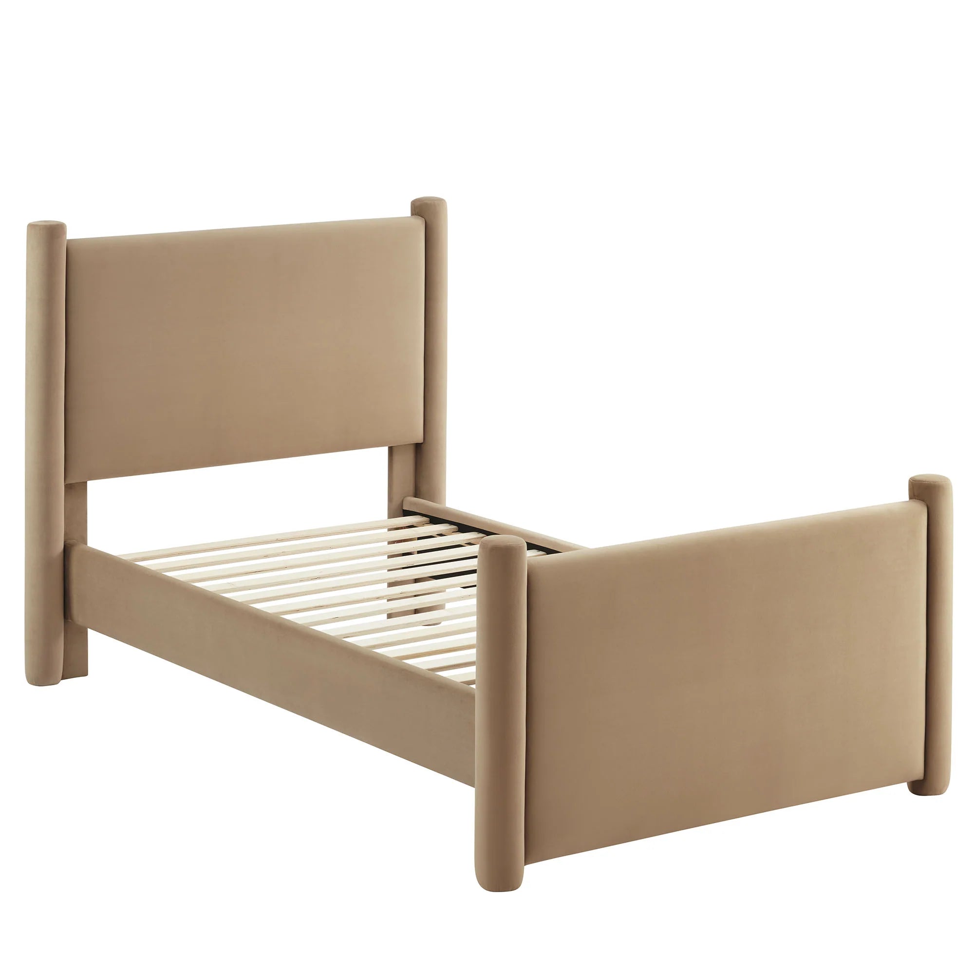 Fauteuil de salon en velours Ponder Performance