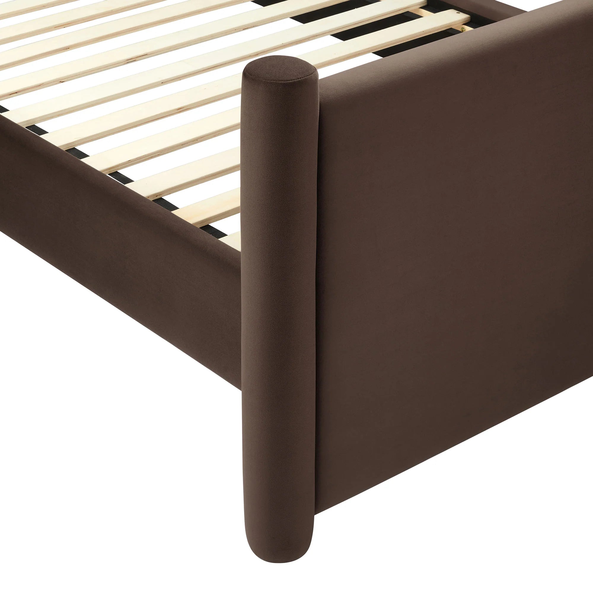 Fauteuil de salon en velours Ponder Performance