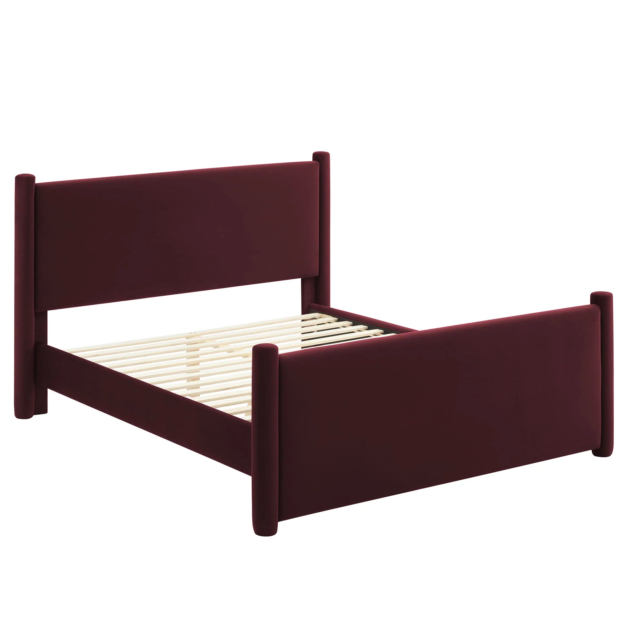 Fauteuil de salon en velours Ponder Performance