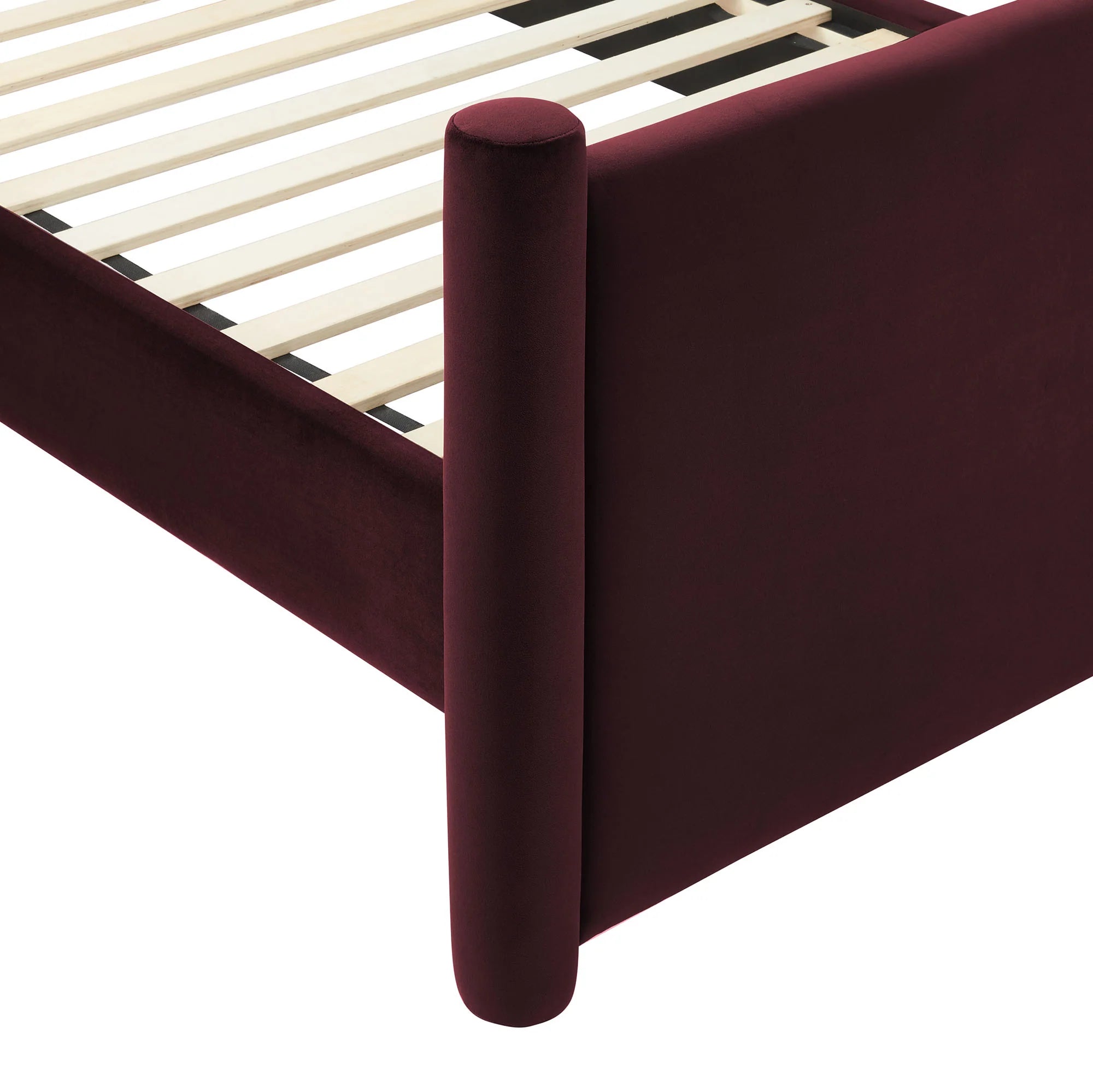 Fauteuil de salon en velours Ponder Performance