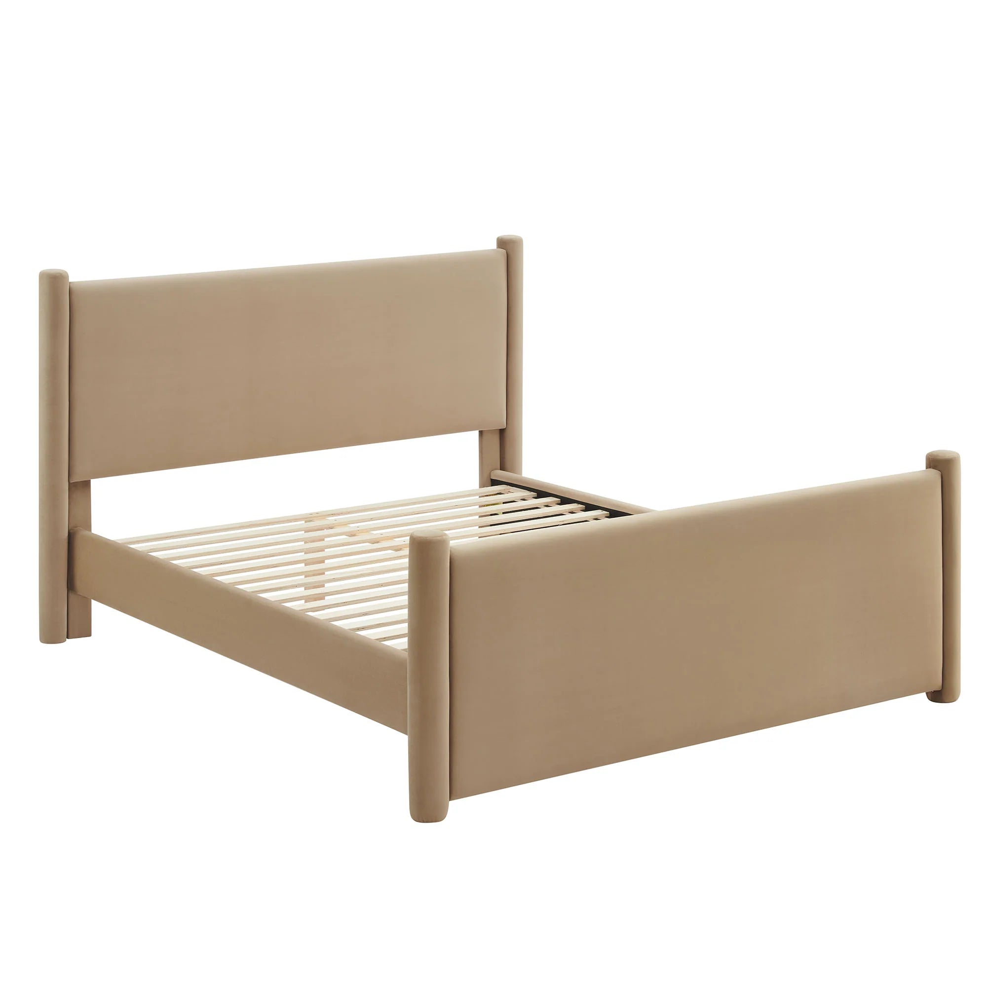 Fauteuil de salon en velours Ponder Performance