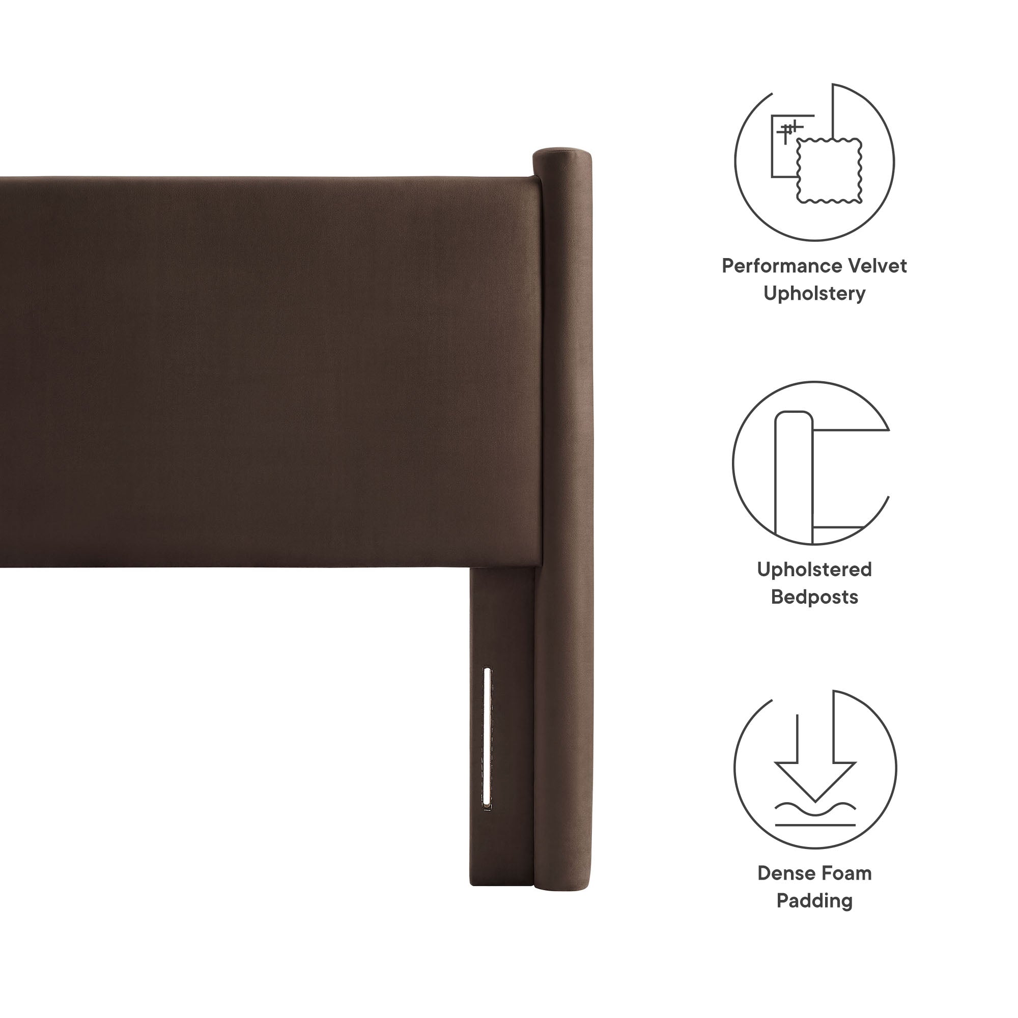 Rael Performance Velvet Headboard