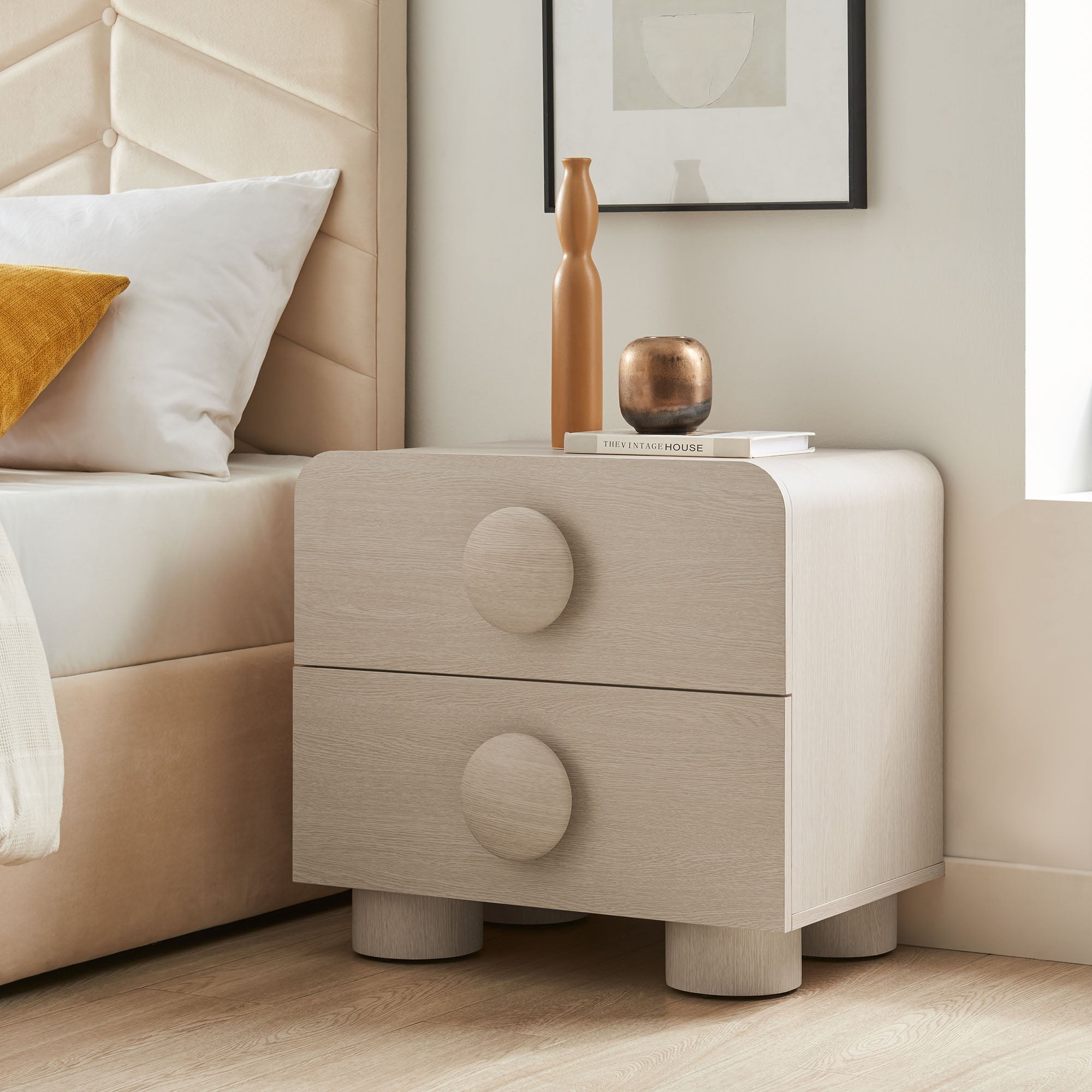Sonnet 2-Drawer Nightstand