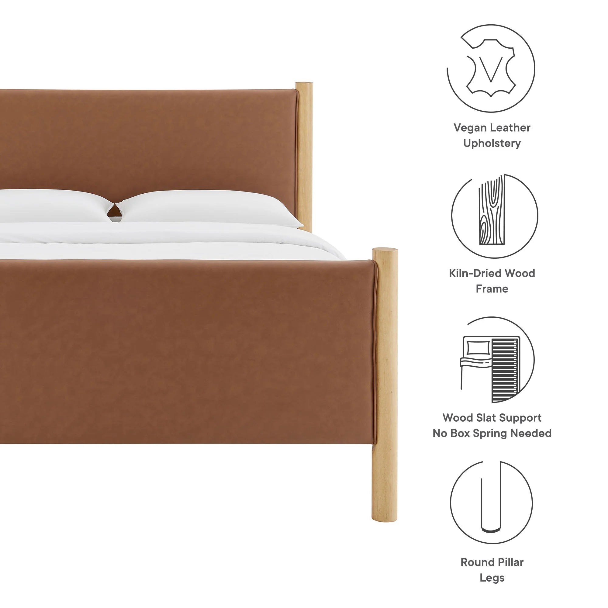 Maven Upholstered Platform Bed