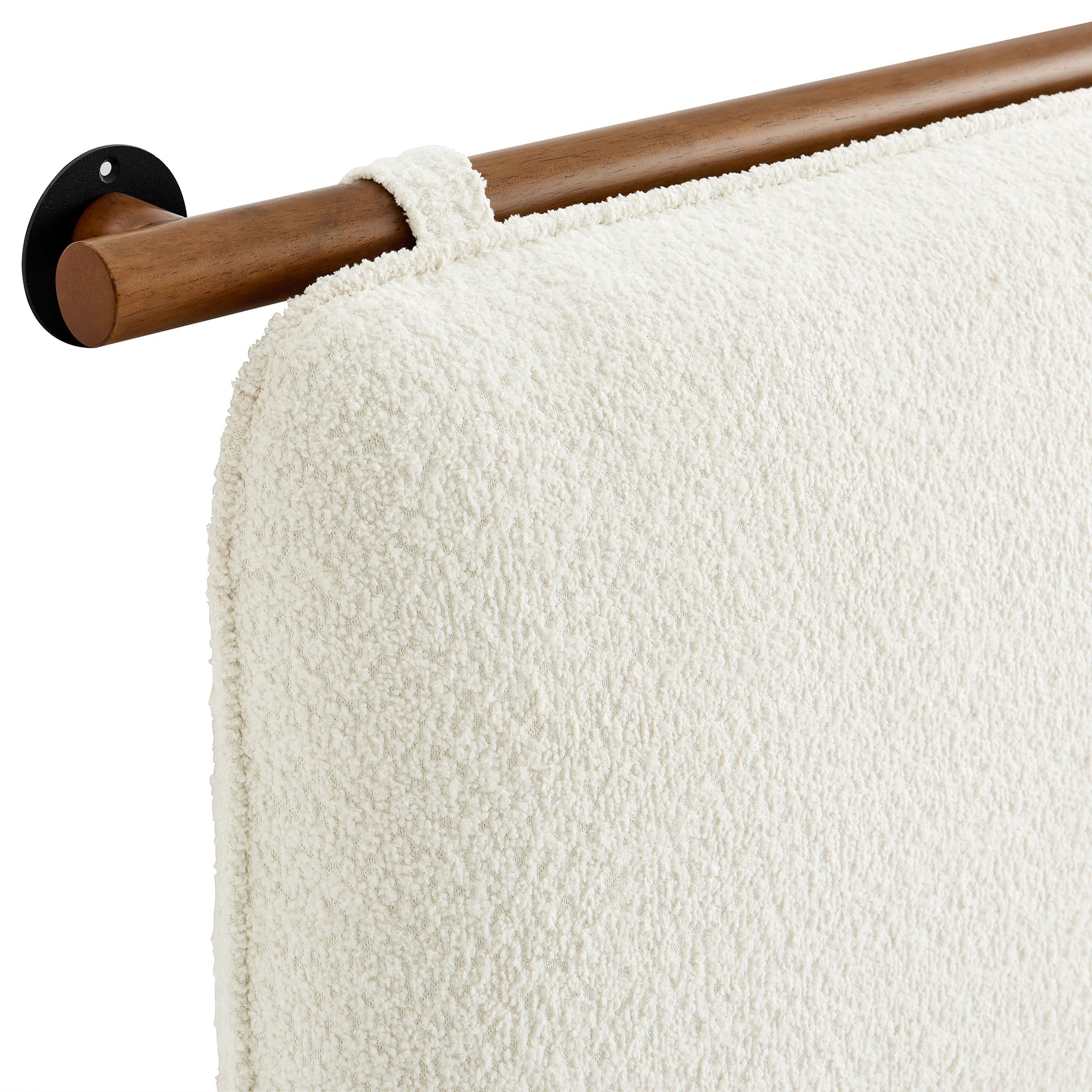 Anela Wall-Mounted Chenille Upholstered Headboard