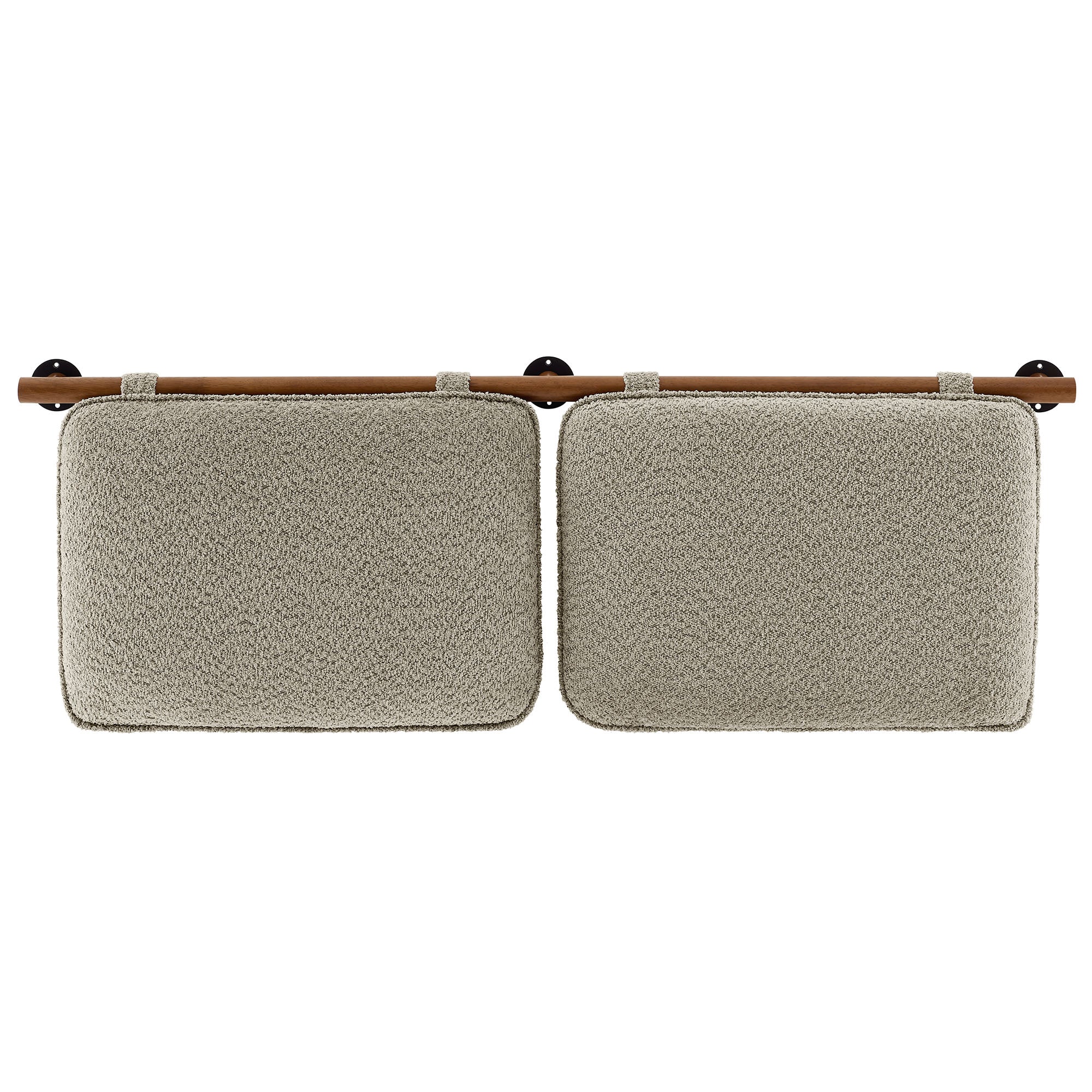 Anela Wall-Mounted Chenille Upholstered Headboard