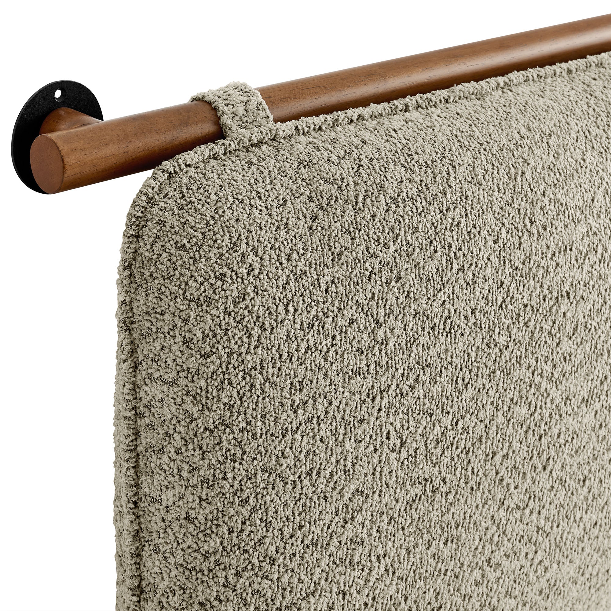 Anela Wall-Mounted Chenille Upholstered Headboard