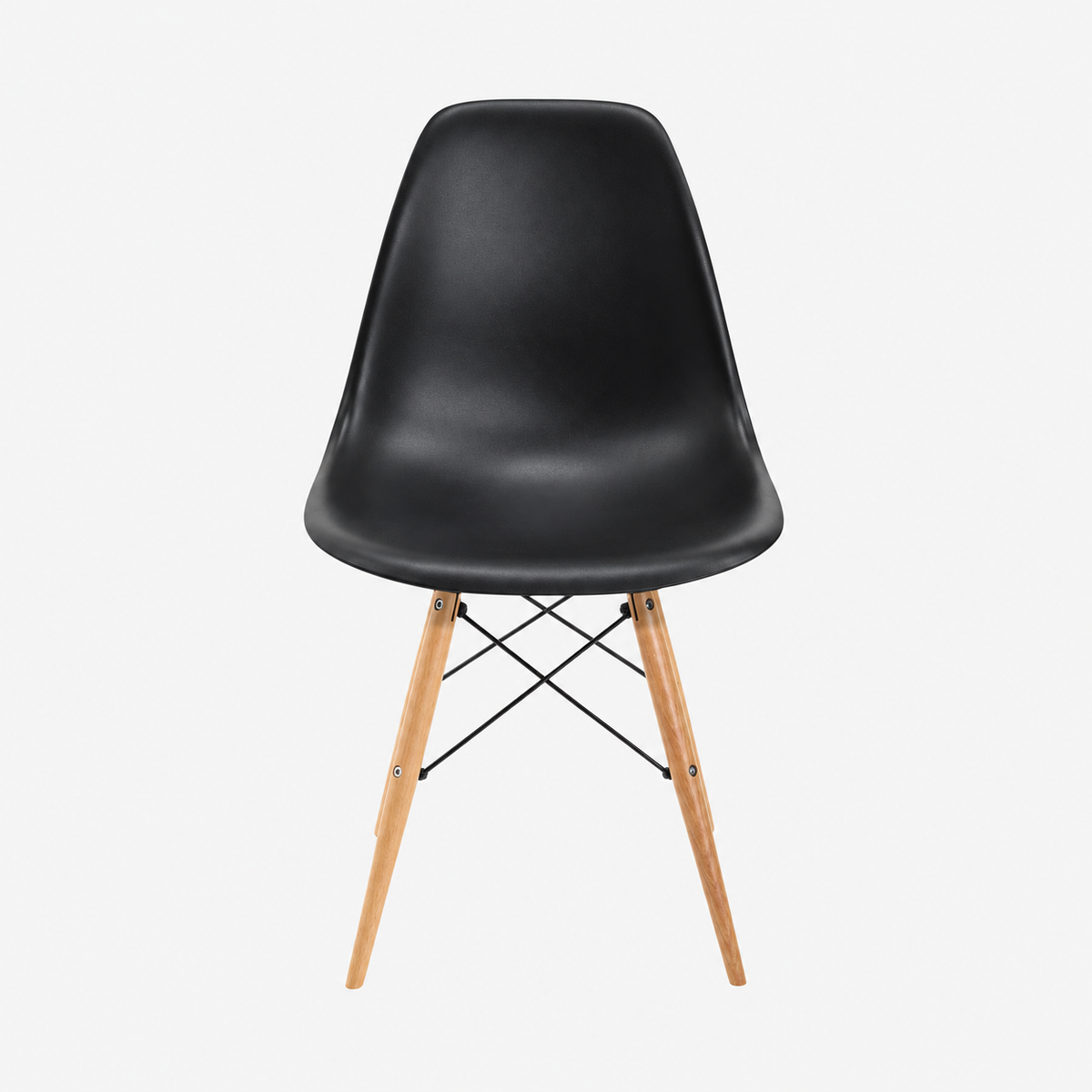 Eames Eiffel Molded Plastic Kids Chair - Wooden Legs
