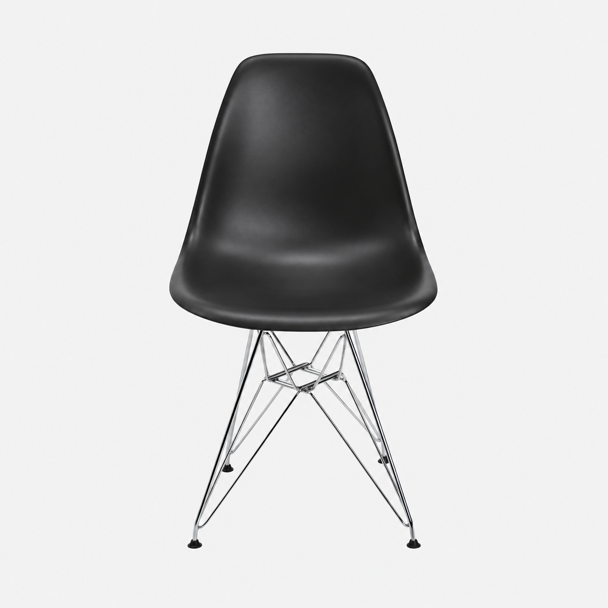 Eames Eiffel Molded Plastic Kids Chair - Chrome legs