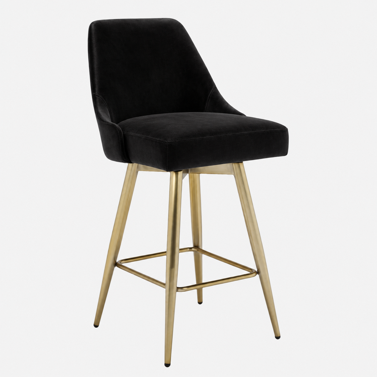 Mid-Century Swivel Counter Stool