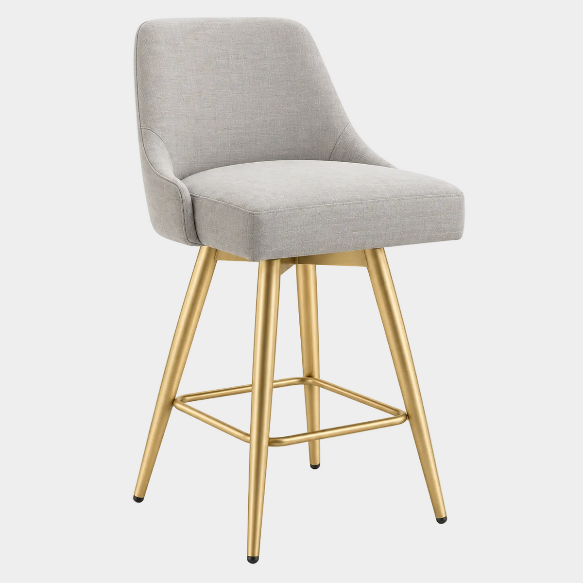 Mid-Century Swivel Counter Stool