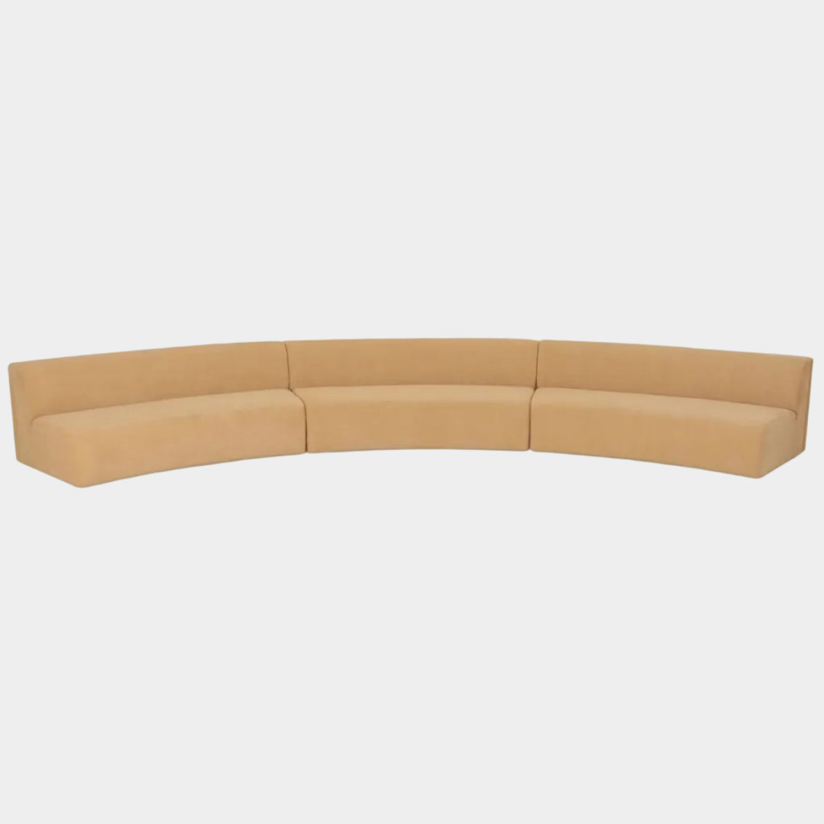 Naomi 3 Piece Concave Modular Sectional
