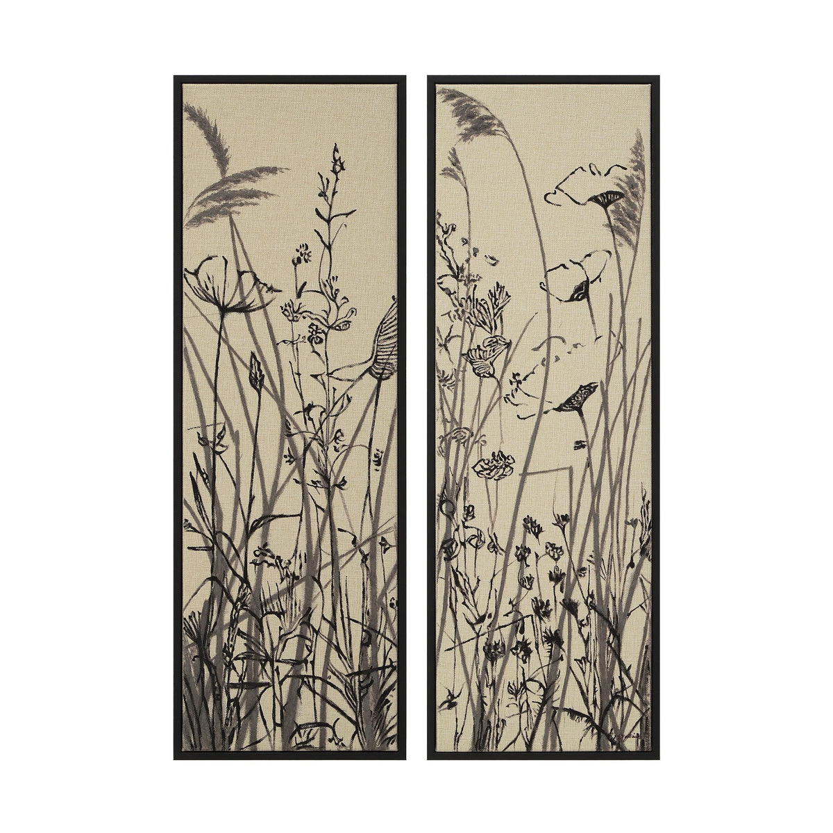 Karolina Hand-Painted Set of 2
