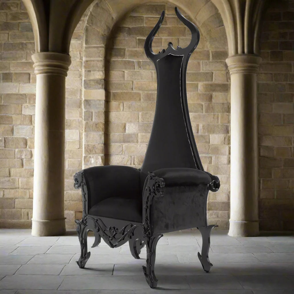 Devil Horn Gothic Throne
