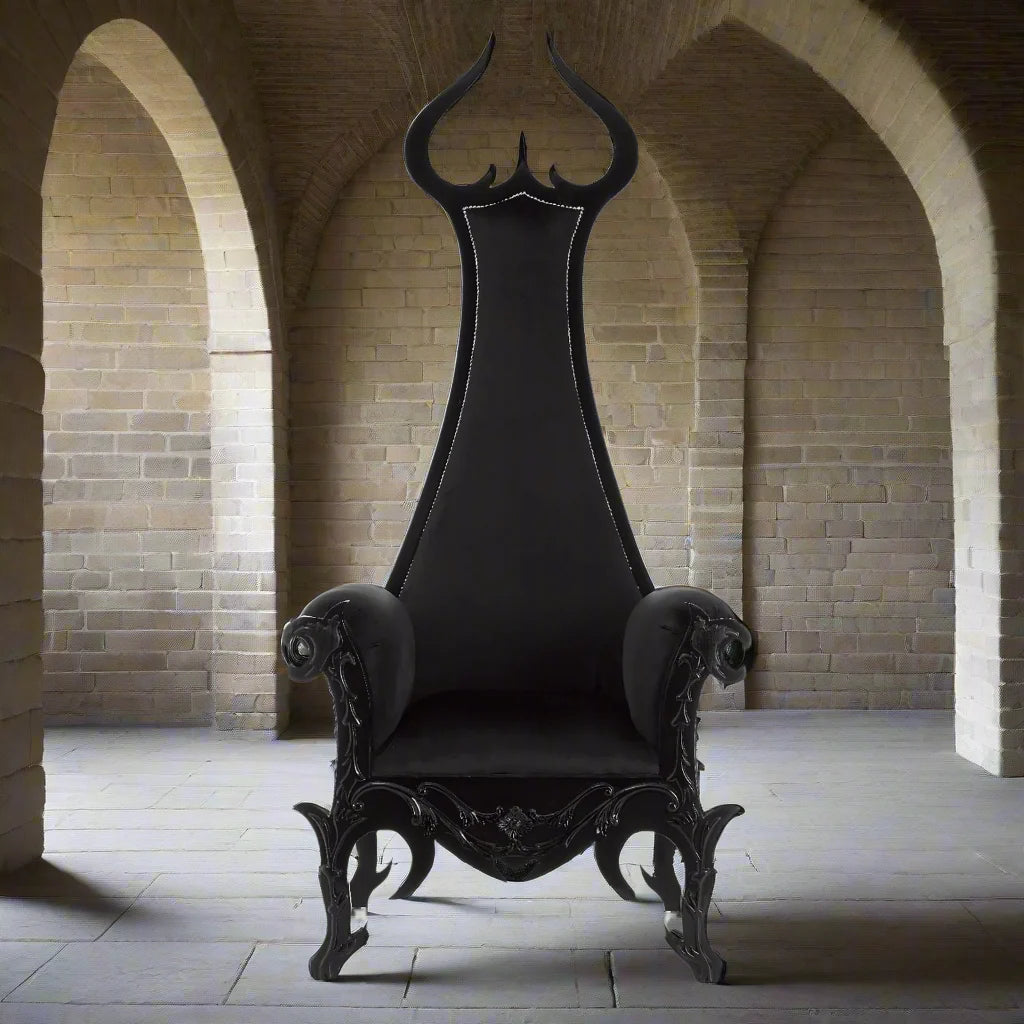 Devil Horn Gothic Throne