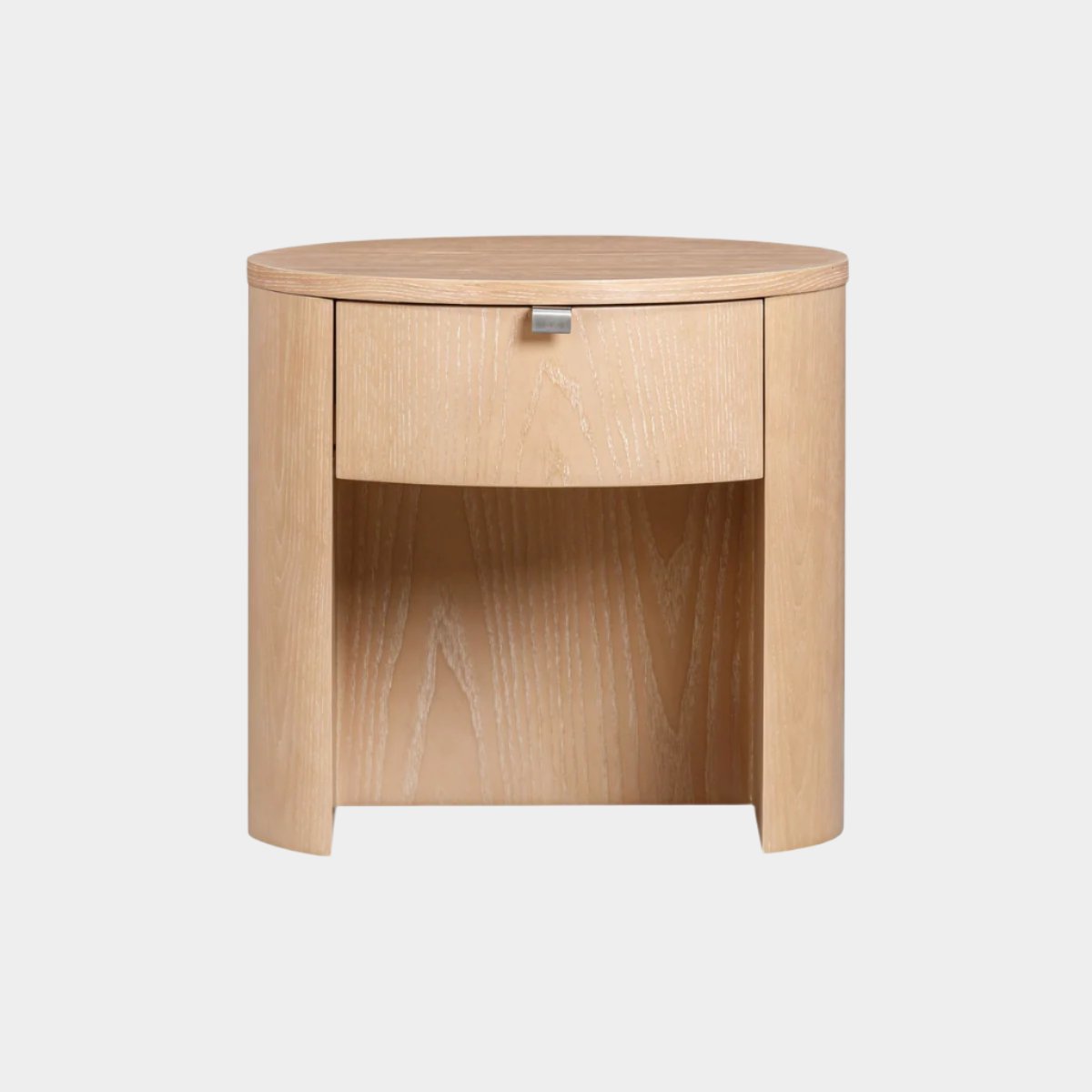 Table de chevet ronde en bois Marlow