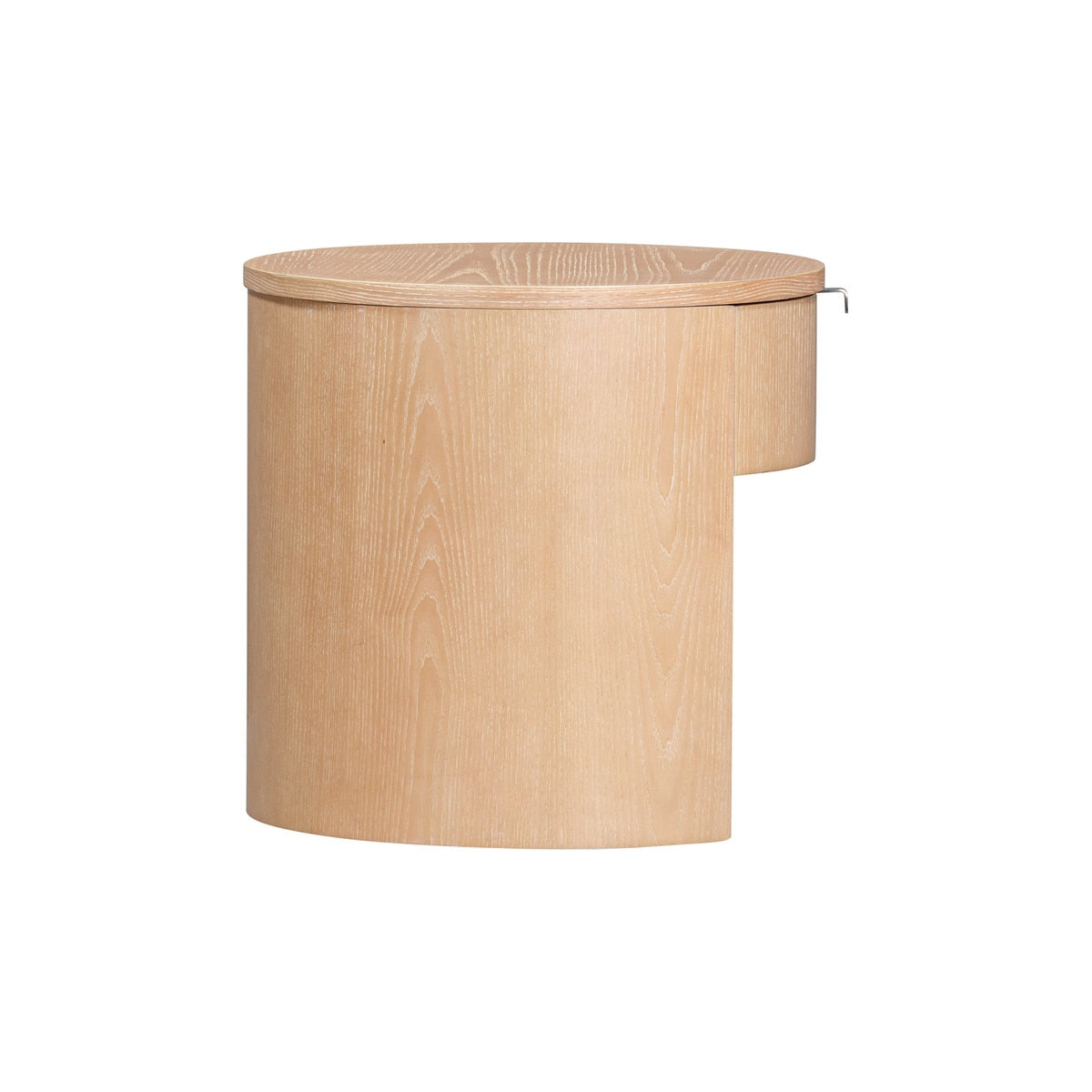 Table de chevet ronde en bois Marlow