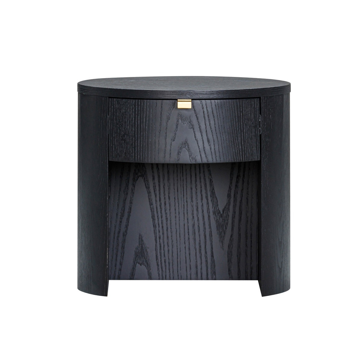 Table de chevet ronde en bois Marlow