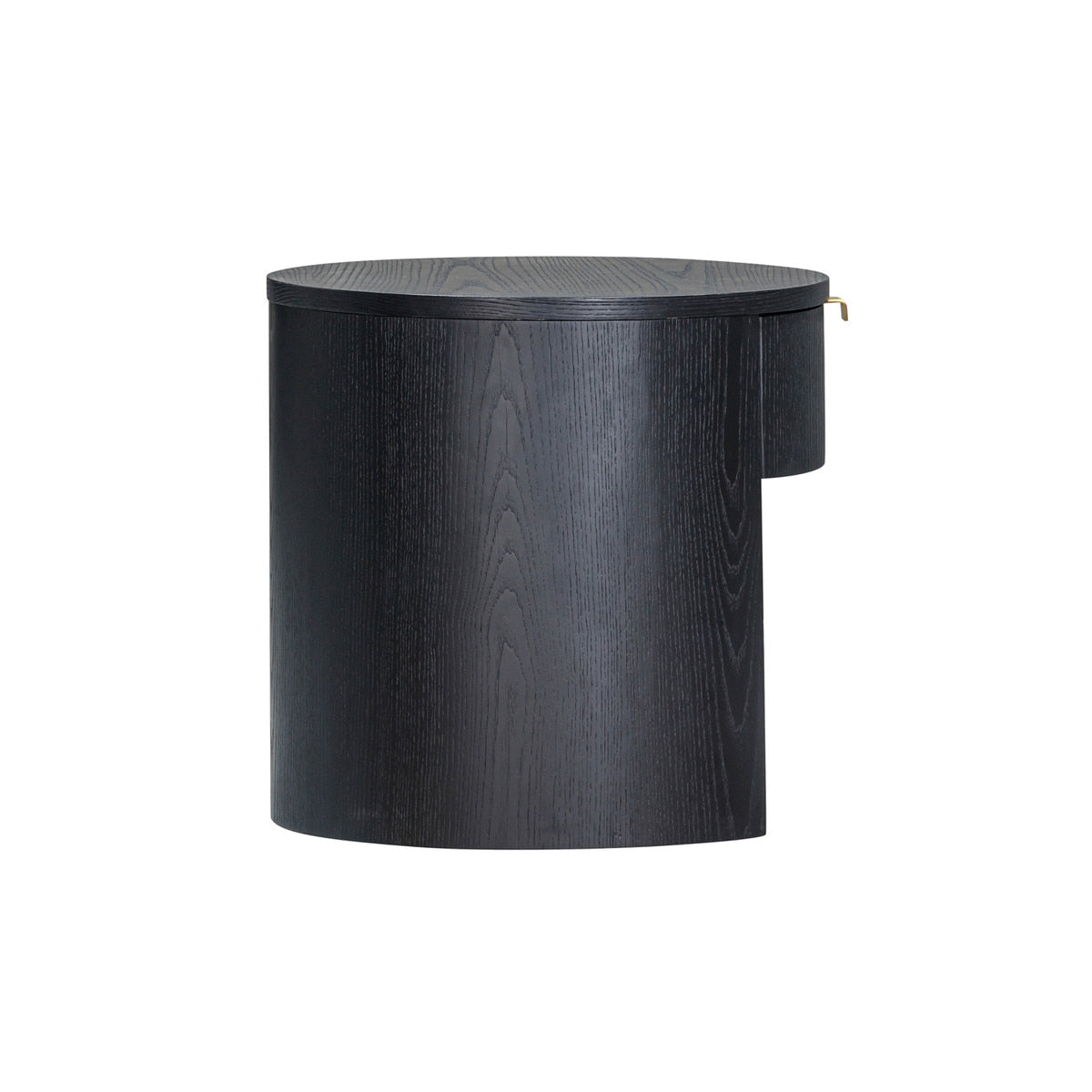 Table de chevet ronde en bois Marlow