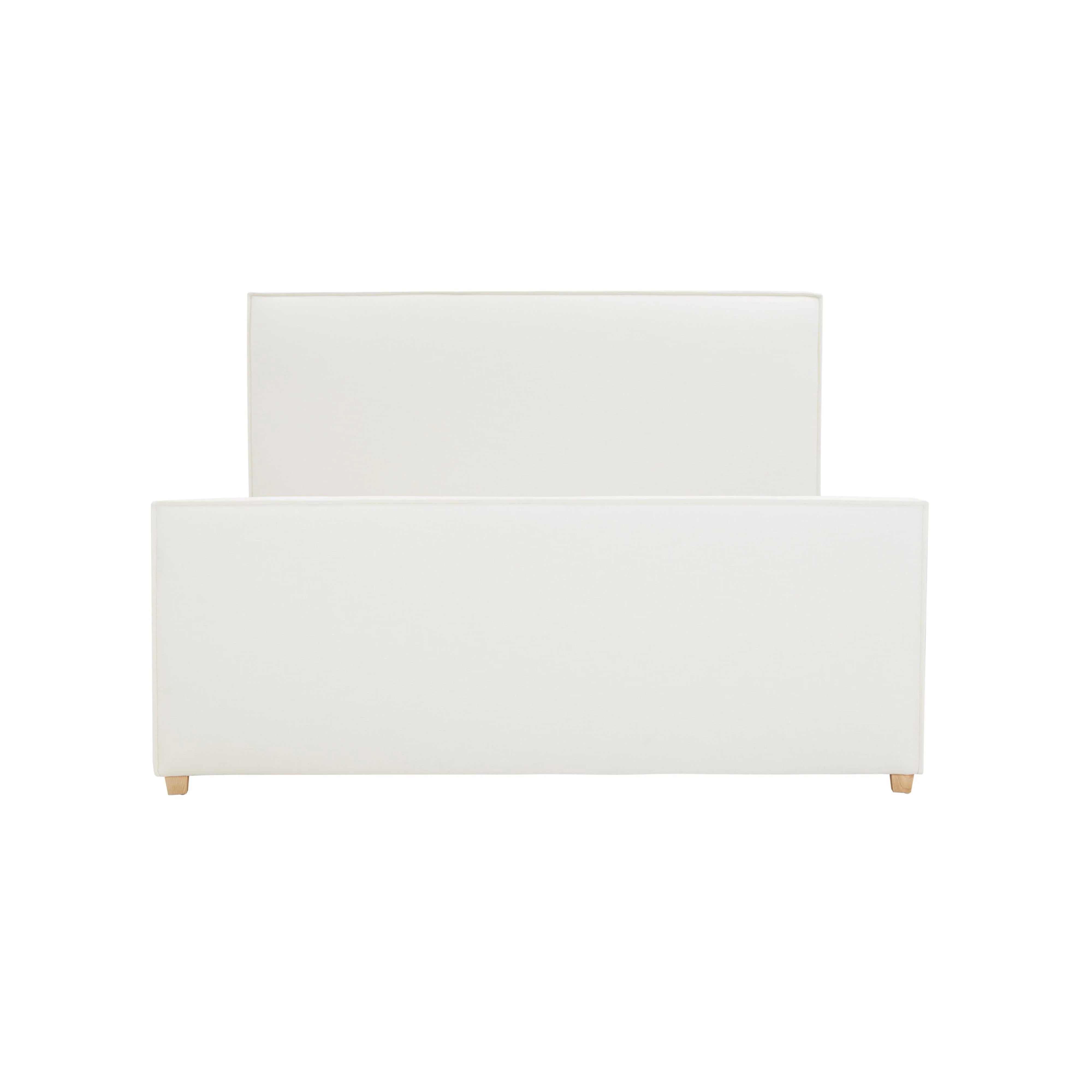 Bristol Park Ivory Contract-Grade Fabric Upholstered Bed
