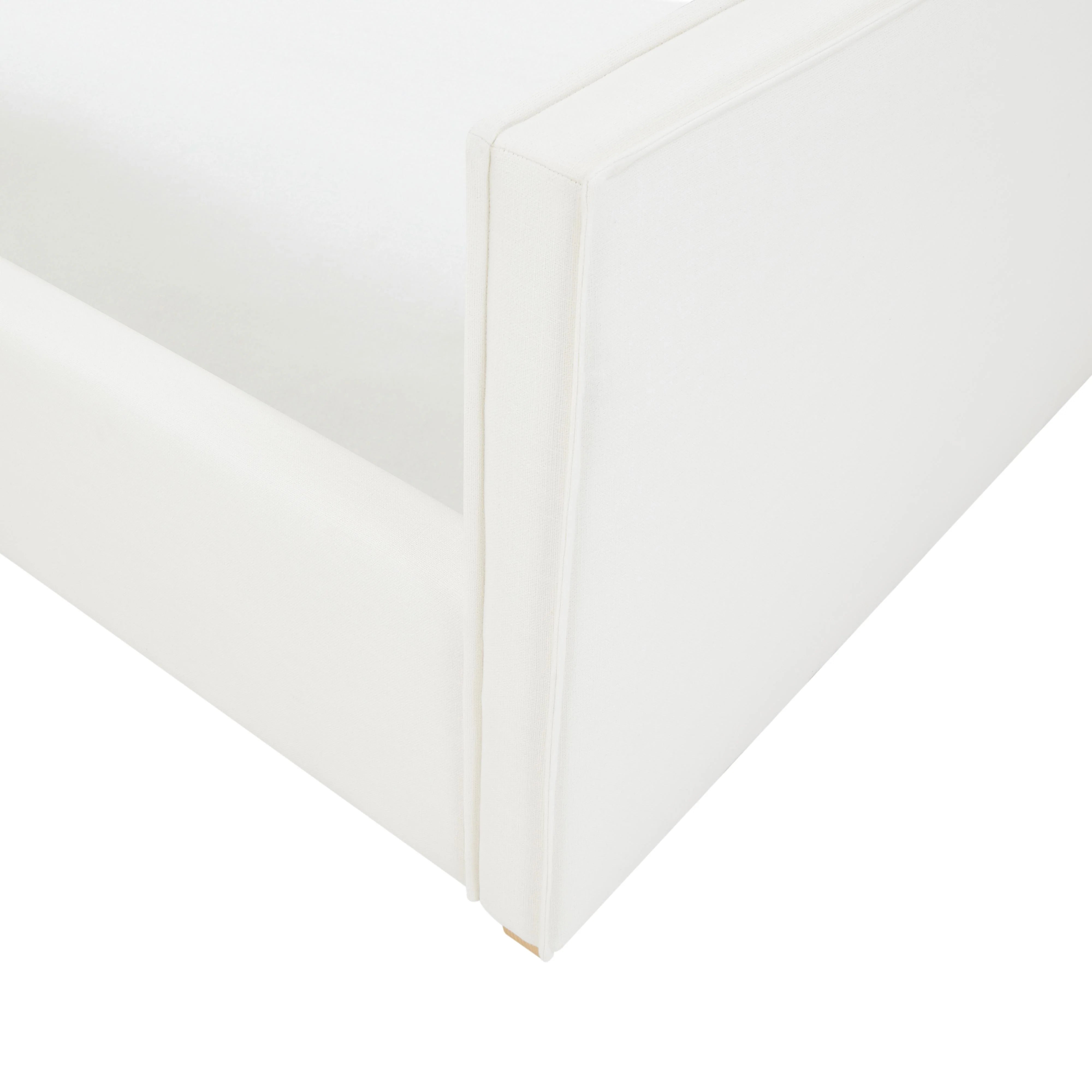 Bristol Park Ivory Contract-Grade Fabric Upholstered Bed