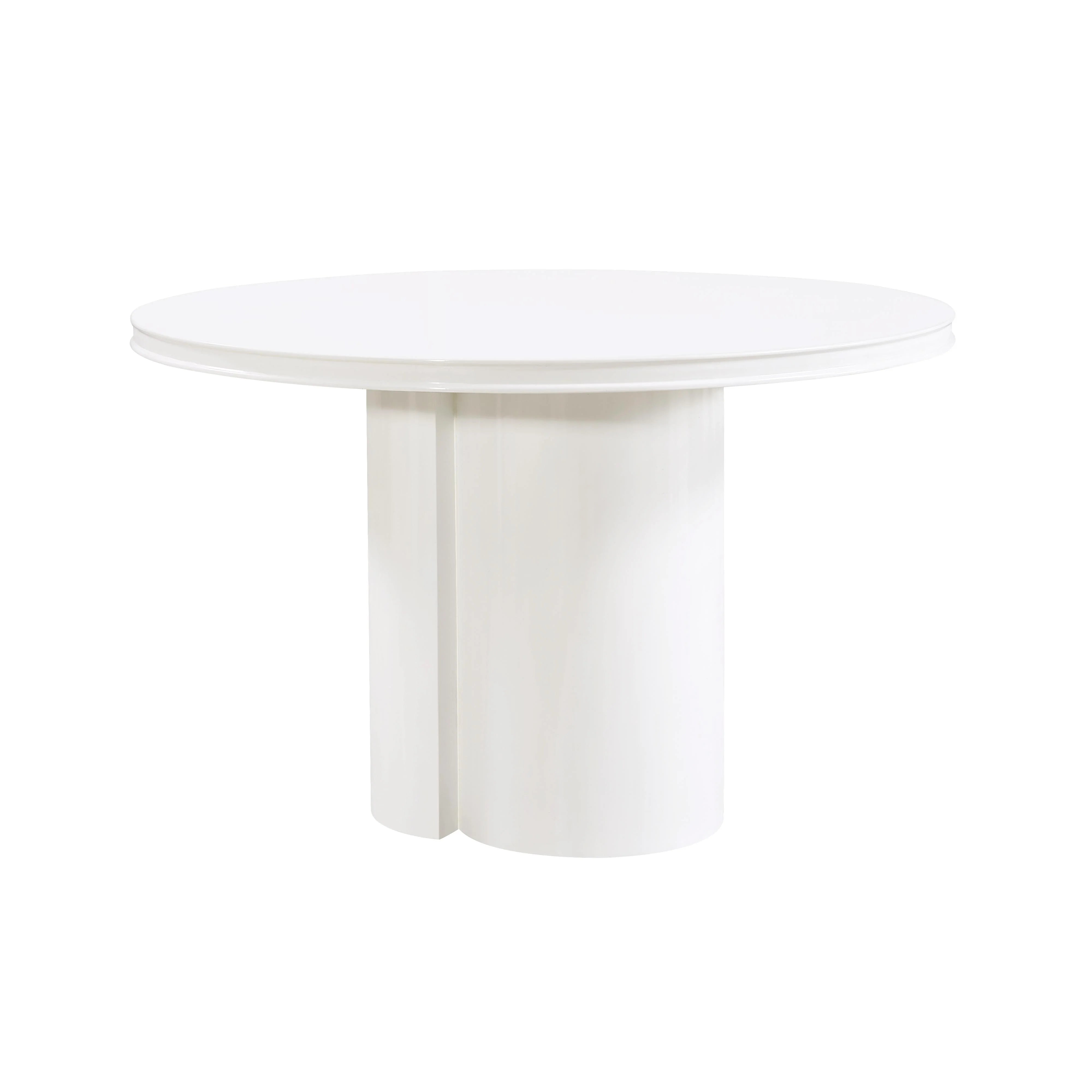 Elora 47" Lacquer Round Dining Table