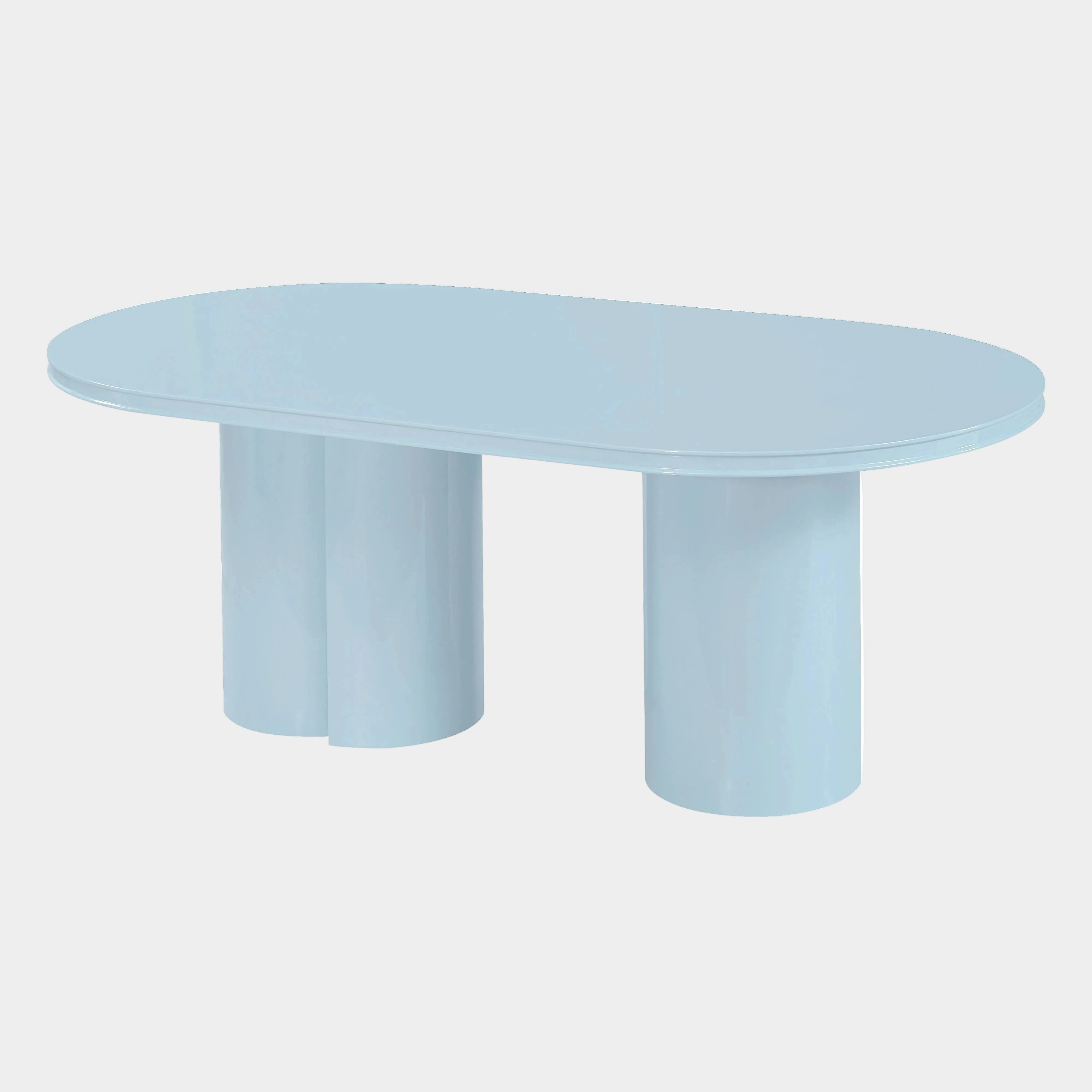Elora 79" Lacquer Oval Dining Table
