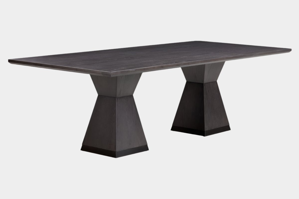 Table à manger en bois noir Nolan