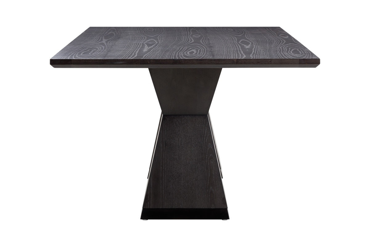 Table à manger en bois noir Nolan