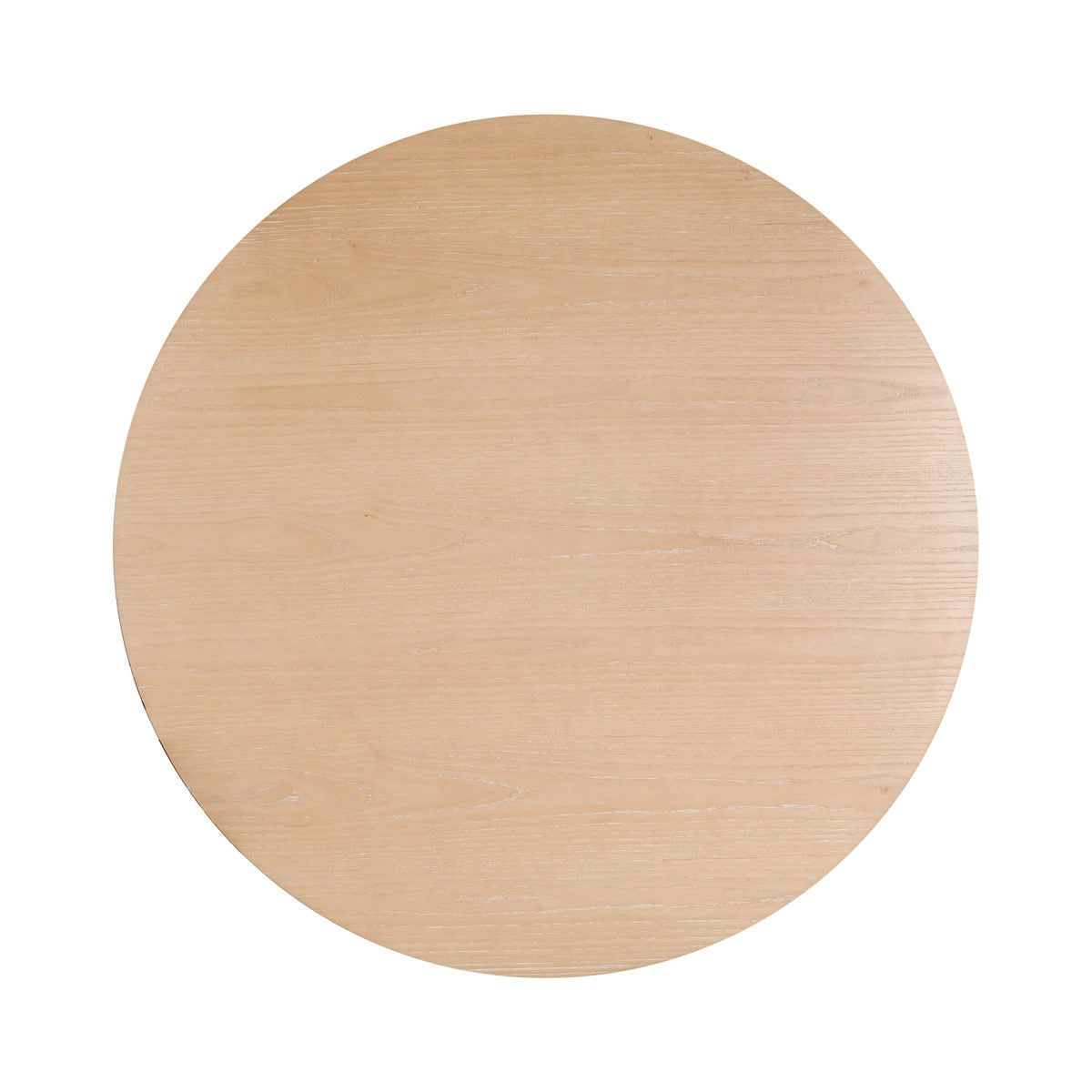Table à manger ronde en bois naturel Marlow