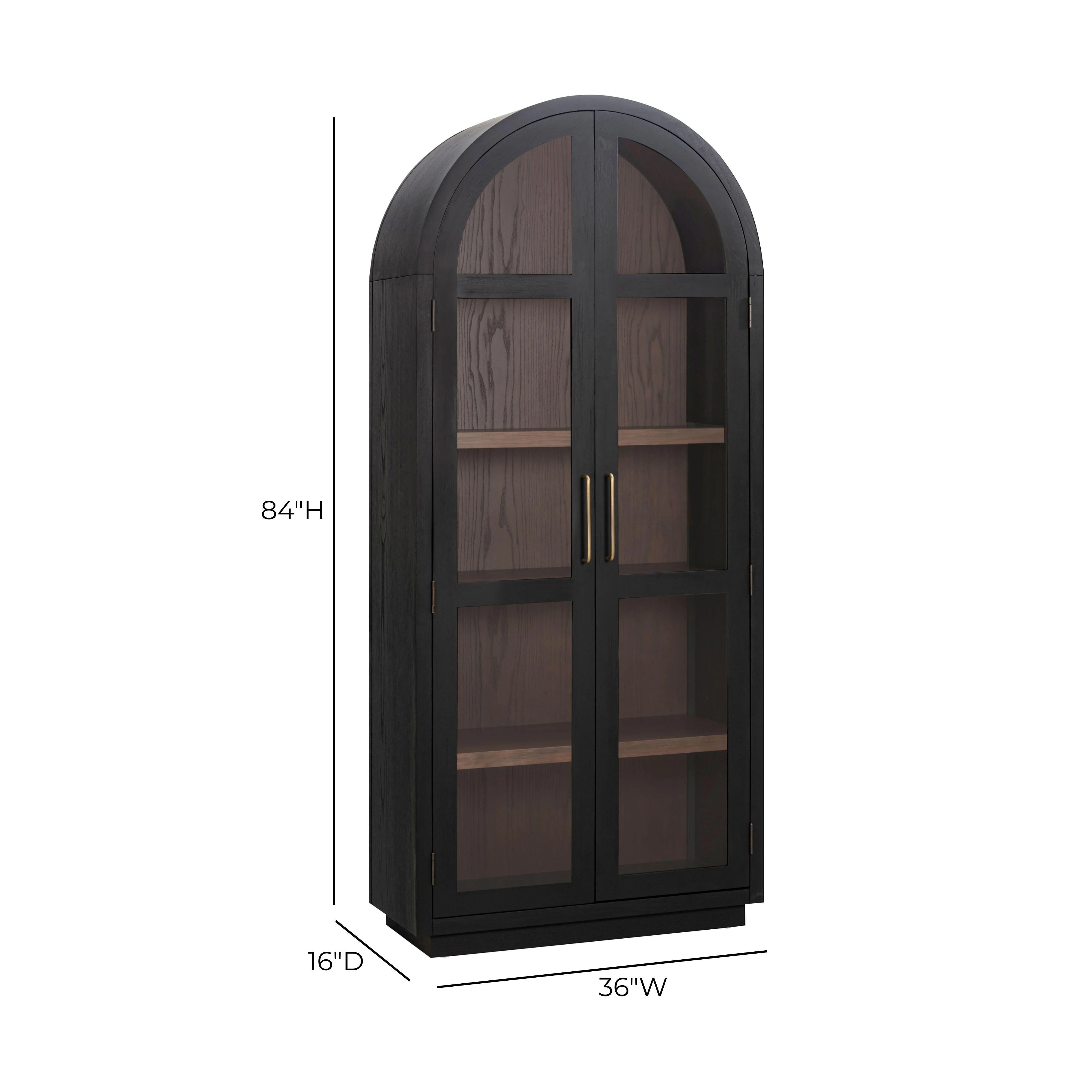 Marlow Wood Display Cabinet
