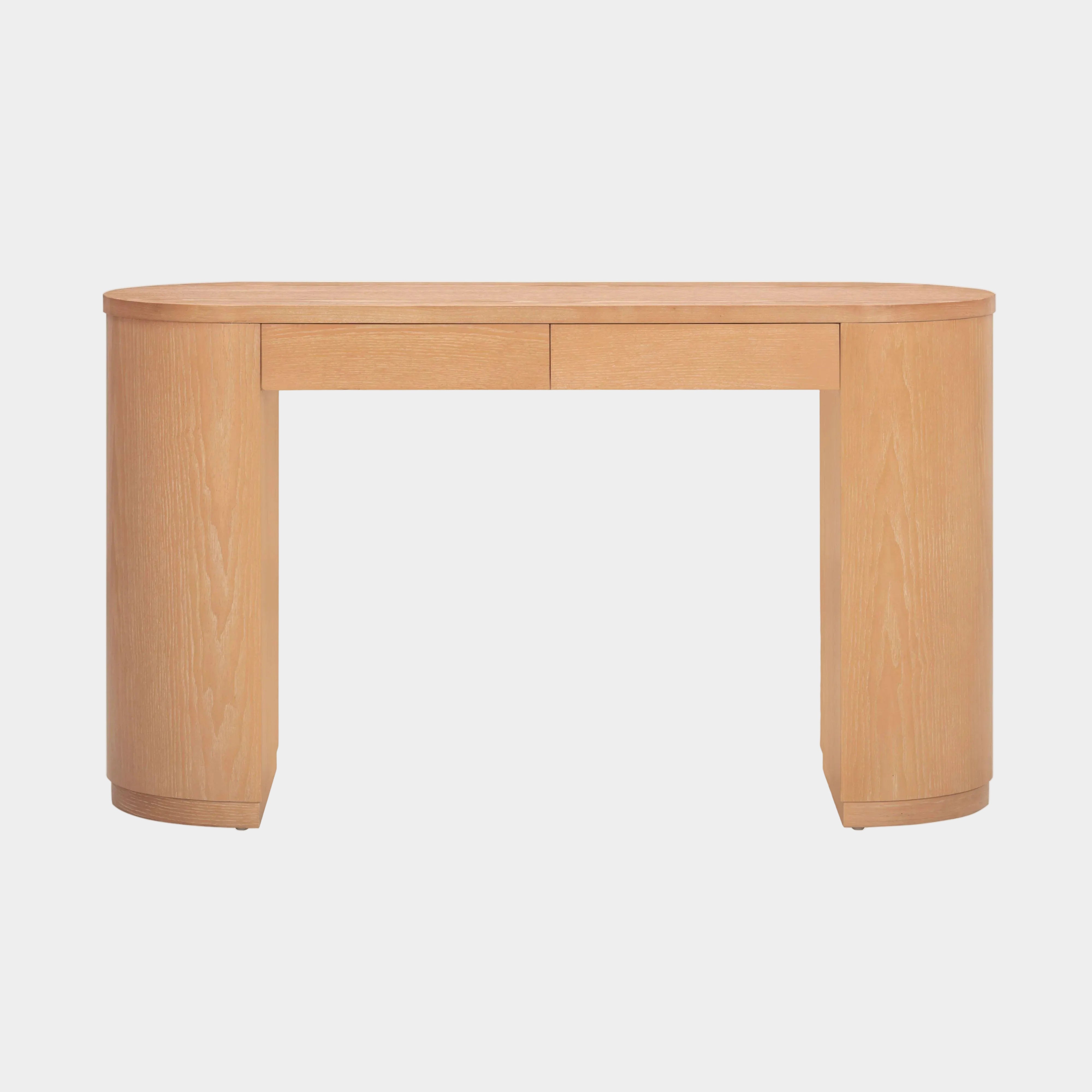 Marlow 52" Wood 2-Drawer Writing Desk