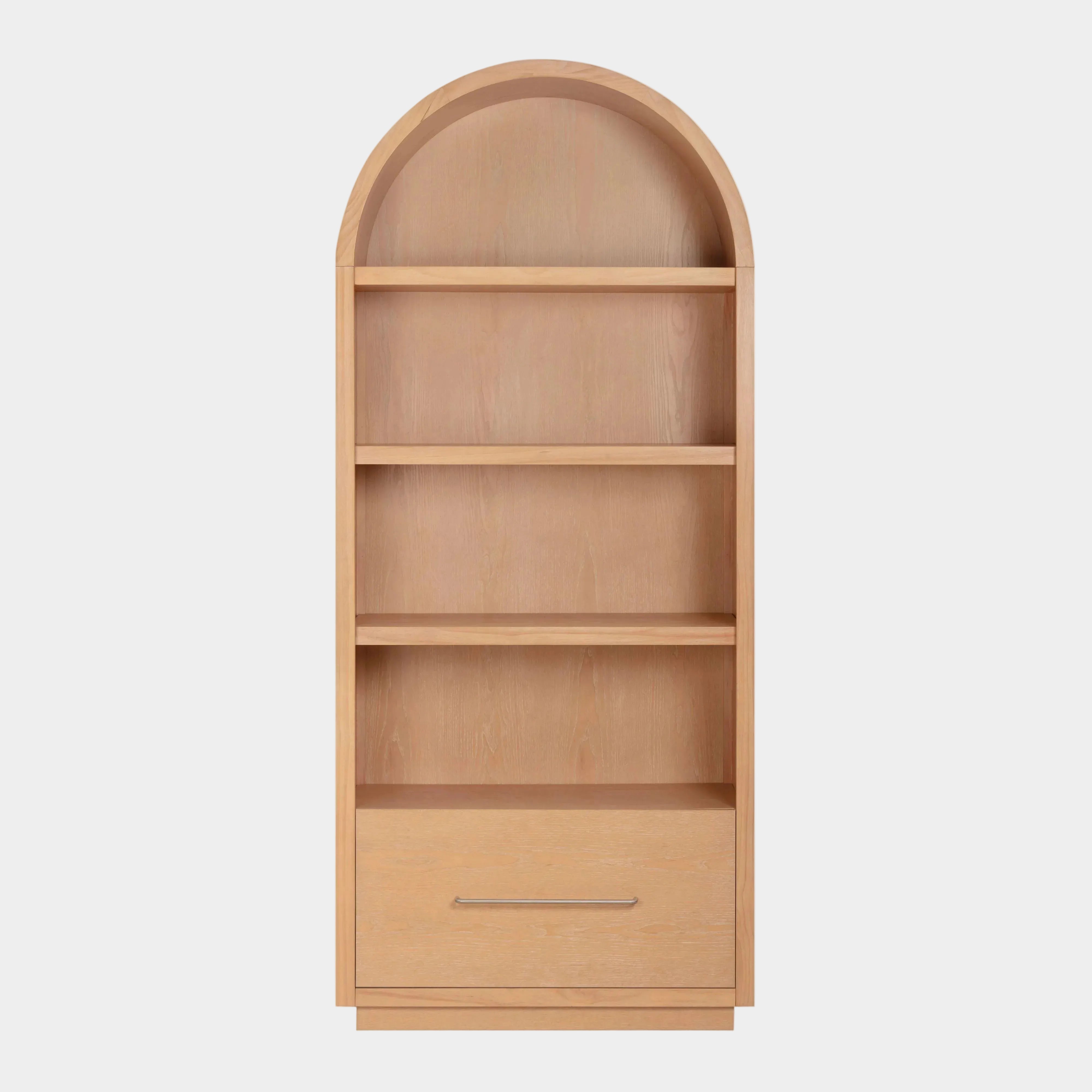 Marlow Wood Bookcase With File Drawer