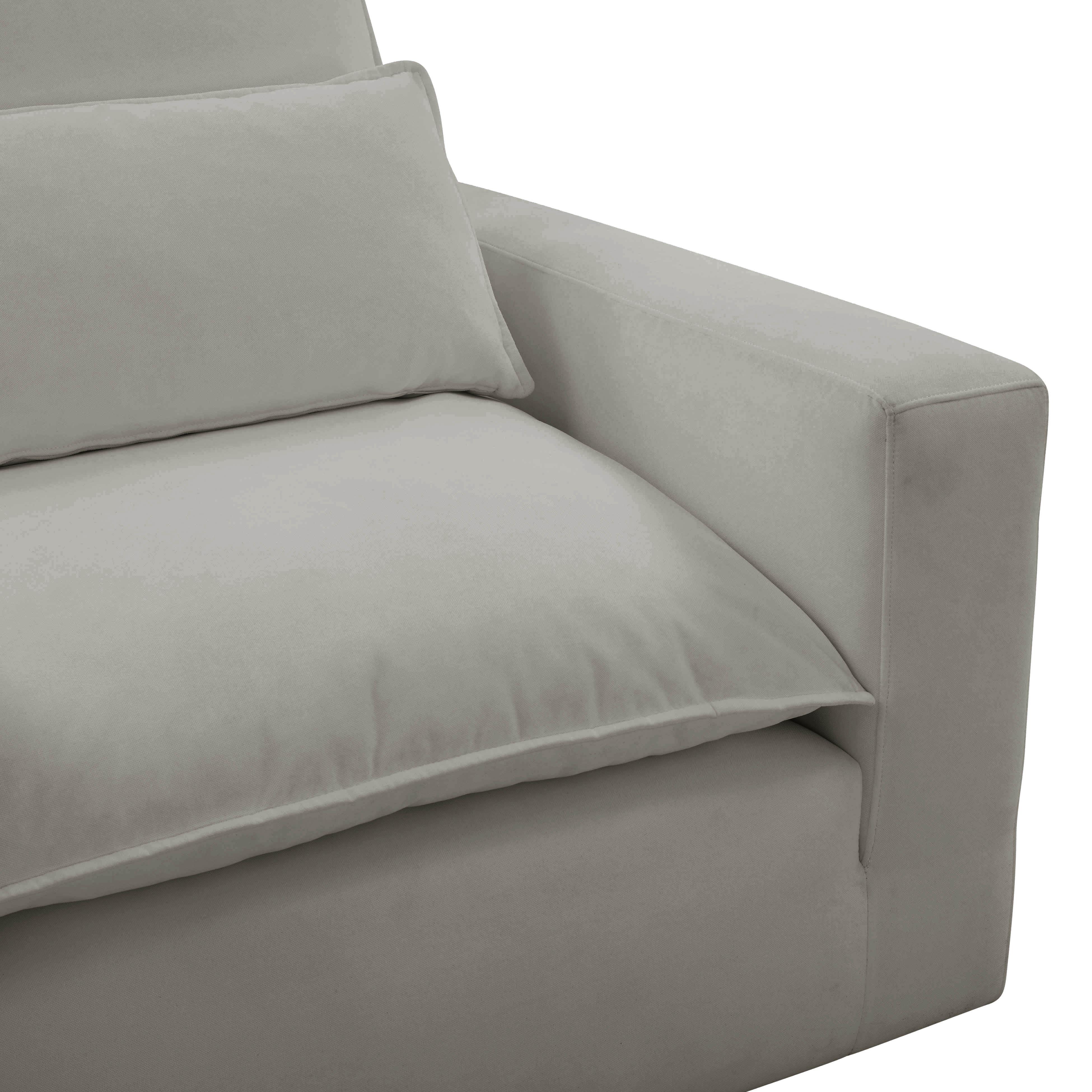 Fauteuil en tissu Cali Slate Performance