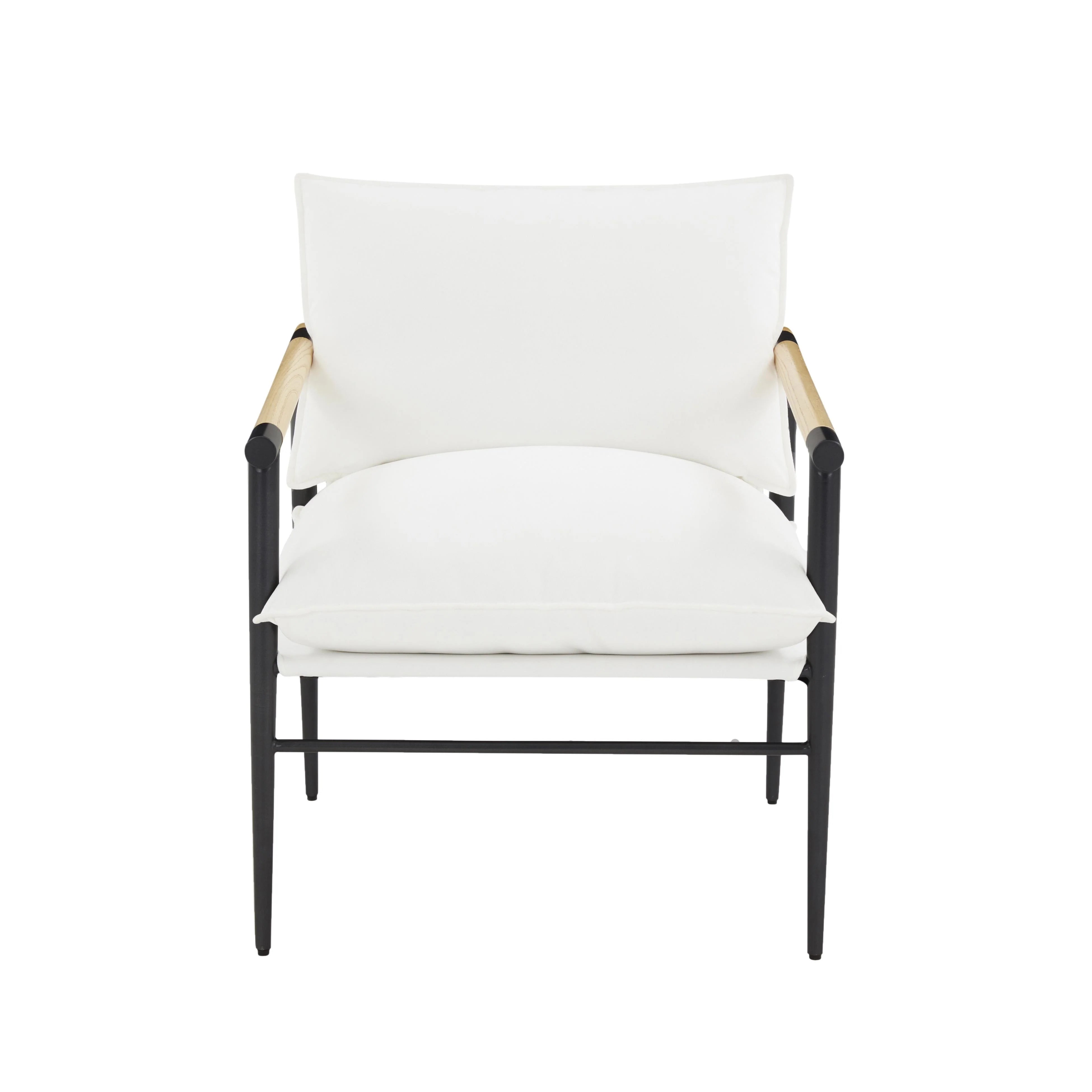 Fauteuil d'appoint en tissu performant Cali Pearl