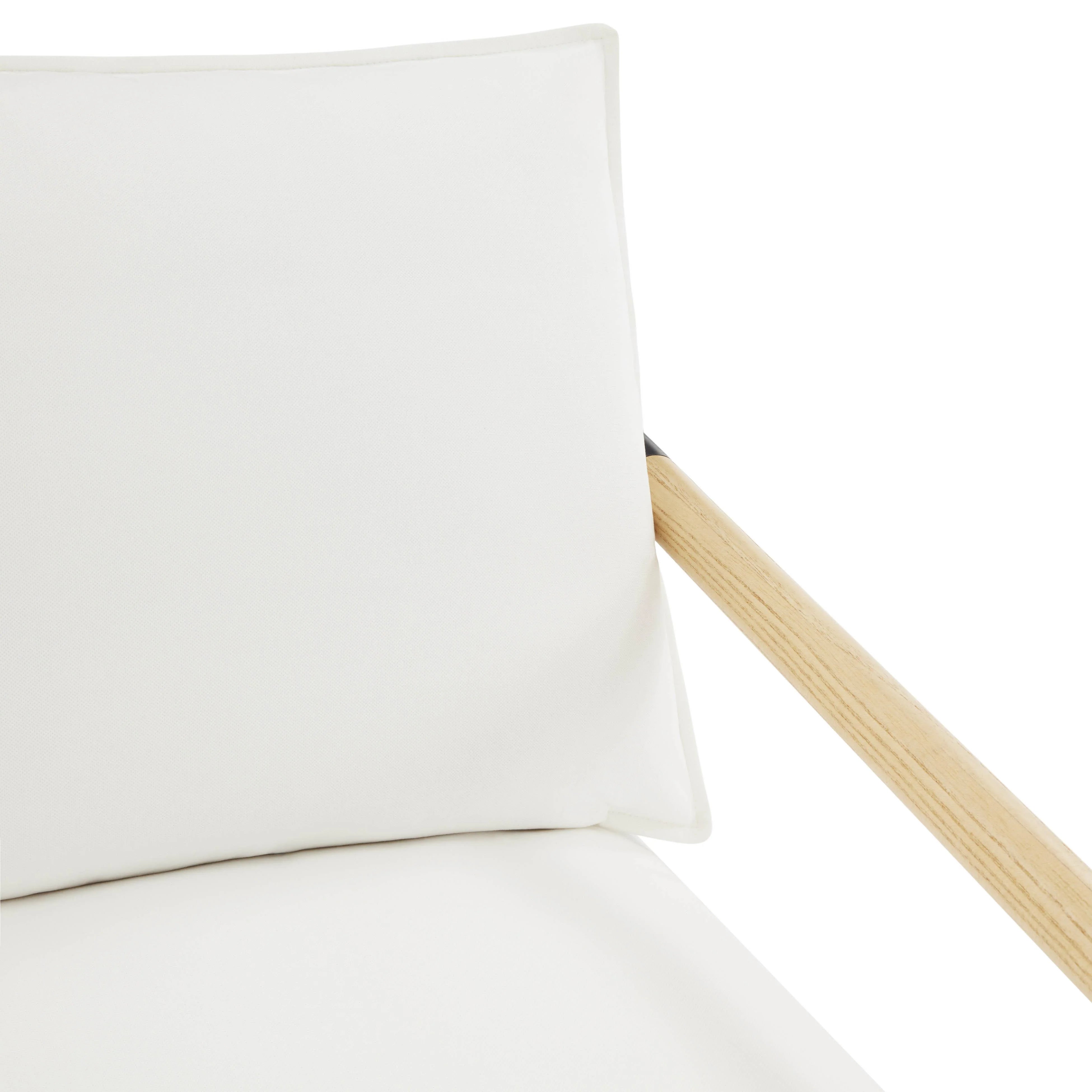 Fauteuil d'appoint en tissu performant Cali Pearl