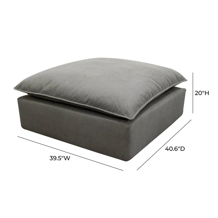Cali Performance Fabric Ottoman