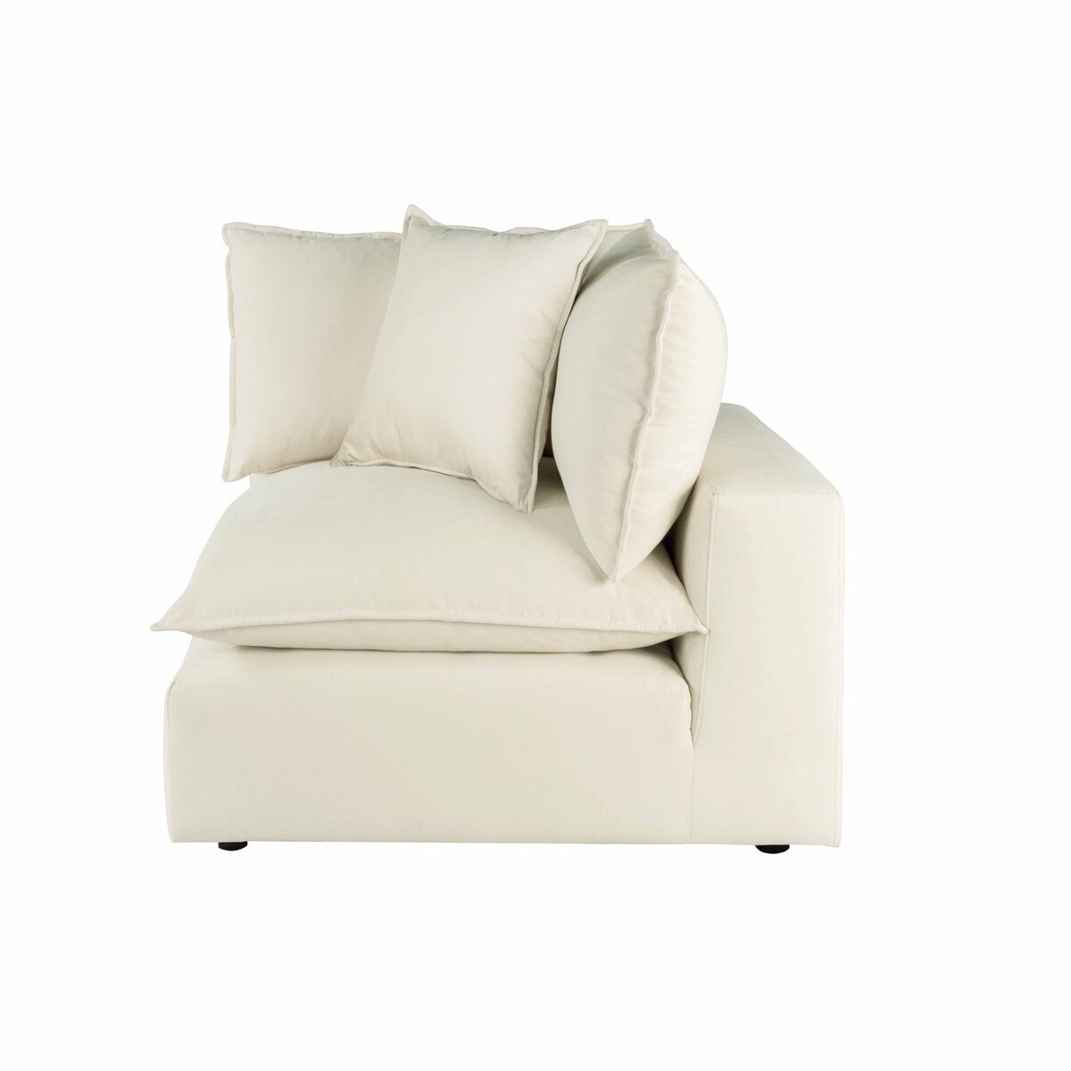 Cali Natural Performance Fabric Corner Chair