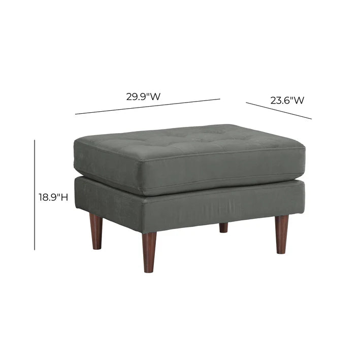 Cave Velvet Ottoman