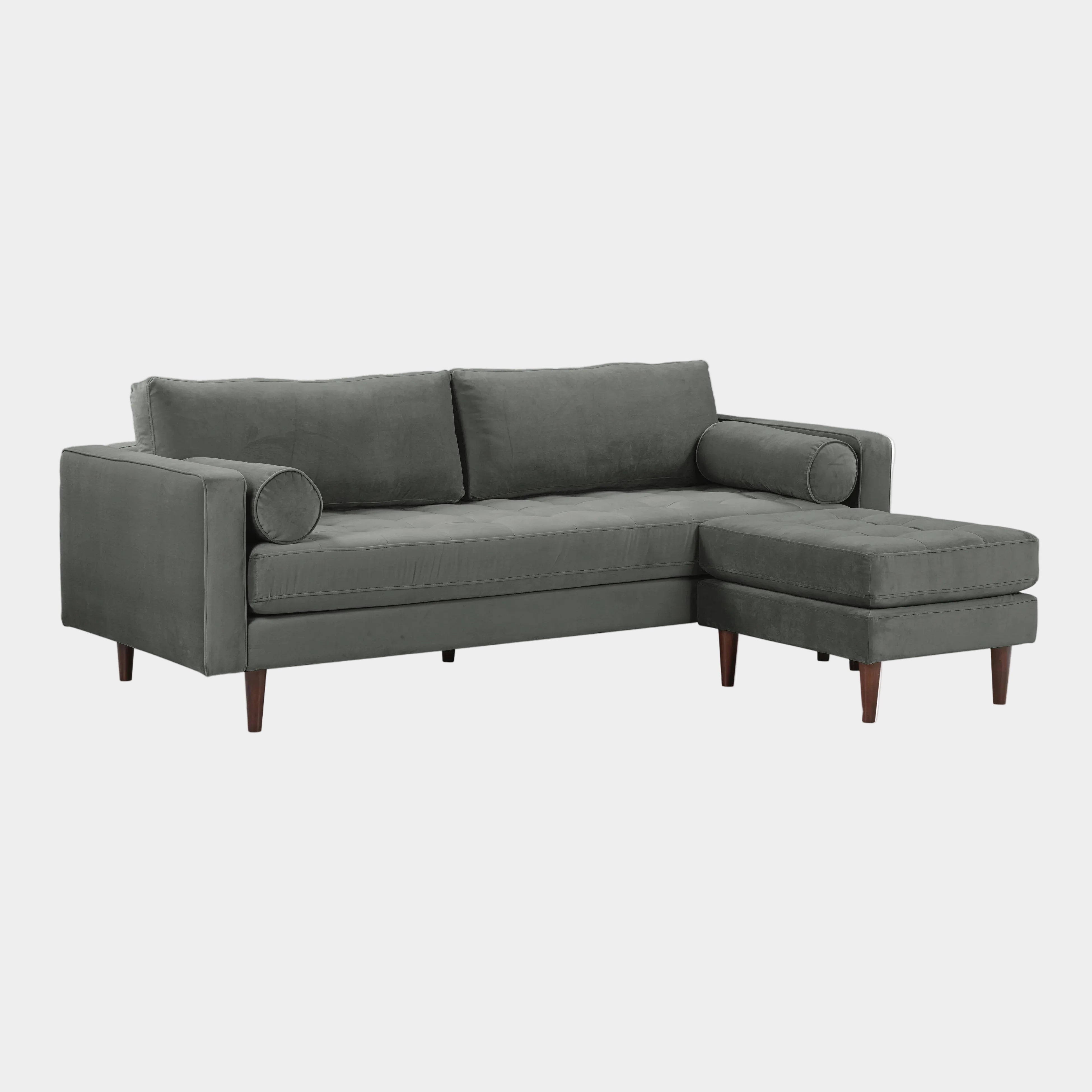 Cave 2-Piece Performance Velvet Sectional