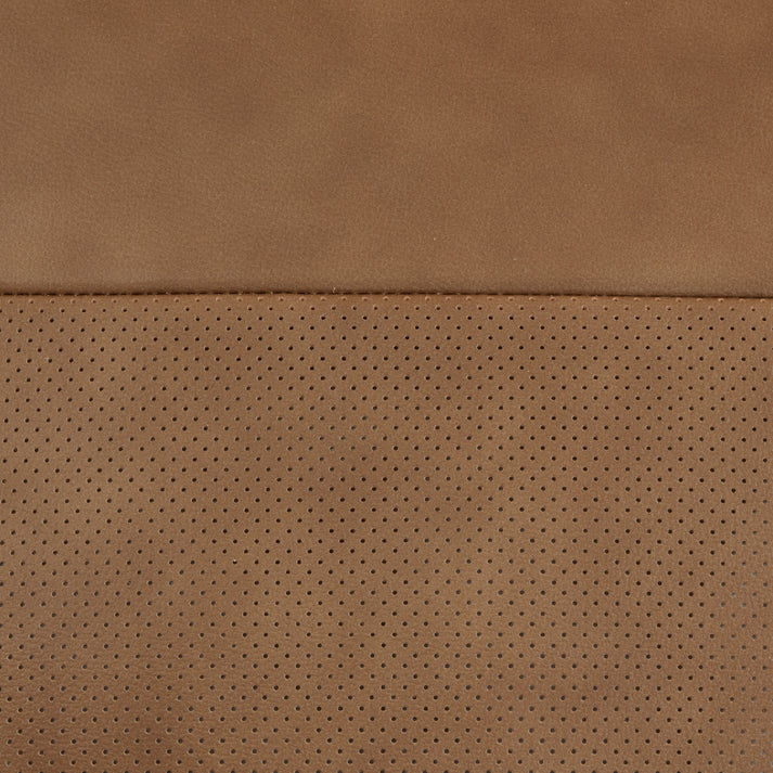 Cali Brown Leather Modular Armless Chair