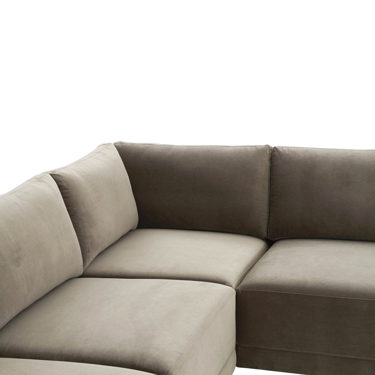 Canapé modulable en L Willow Taupe