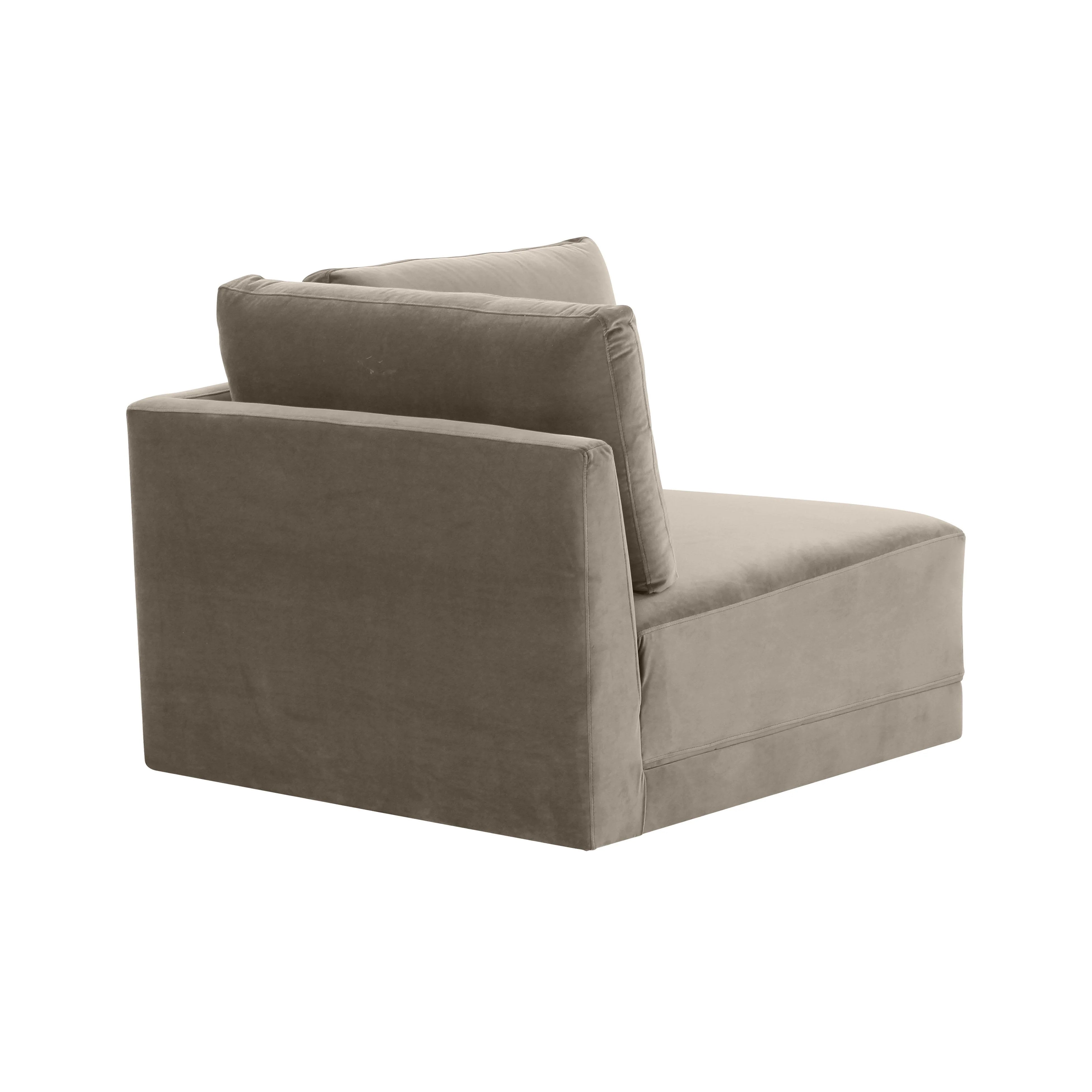 Willow Performance Velvet Modular Corner Chair