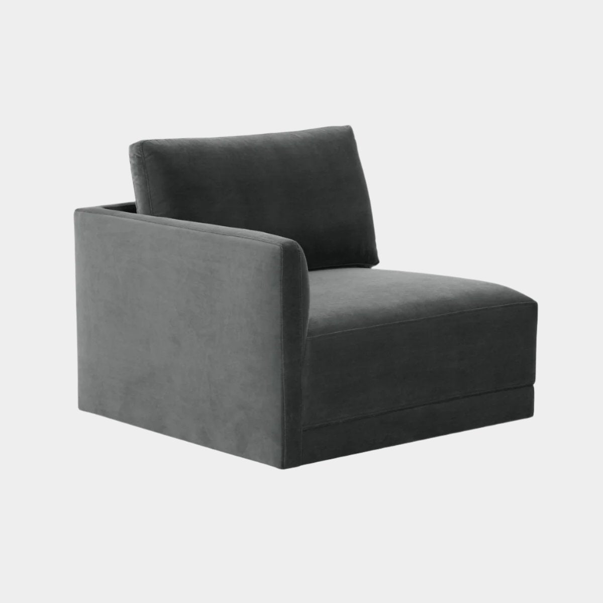 Fauteuil d'angle Willow Charcoal LAF