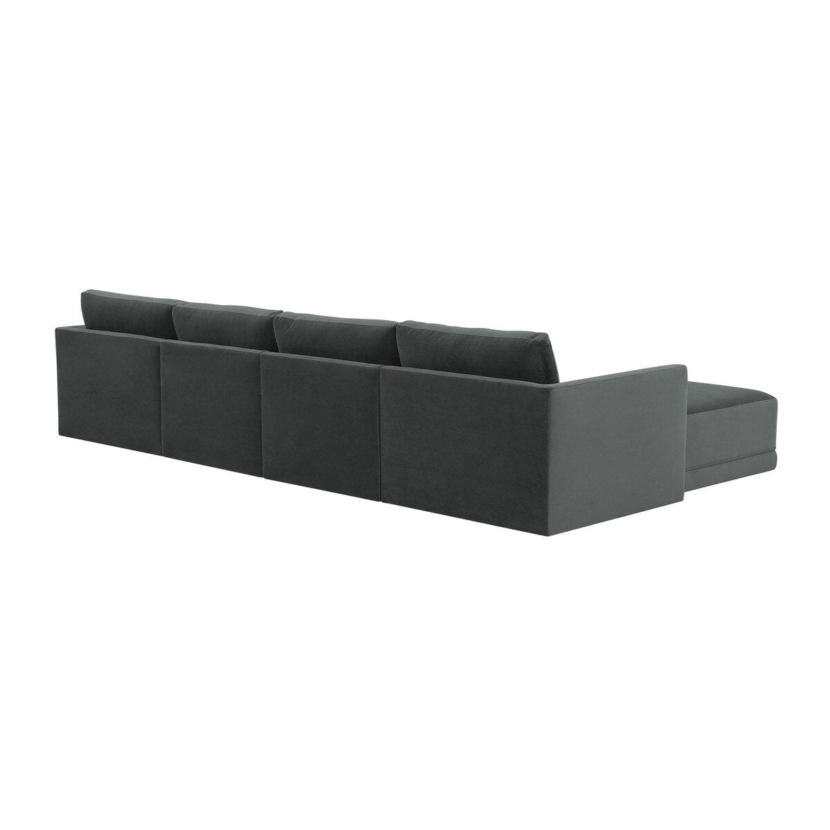 Sectionnel modulaire en U Willow Charcoal