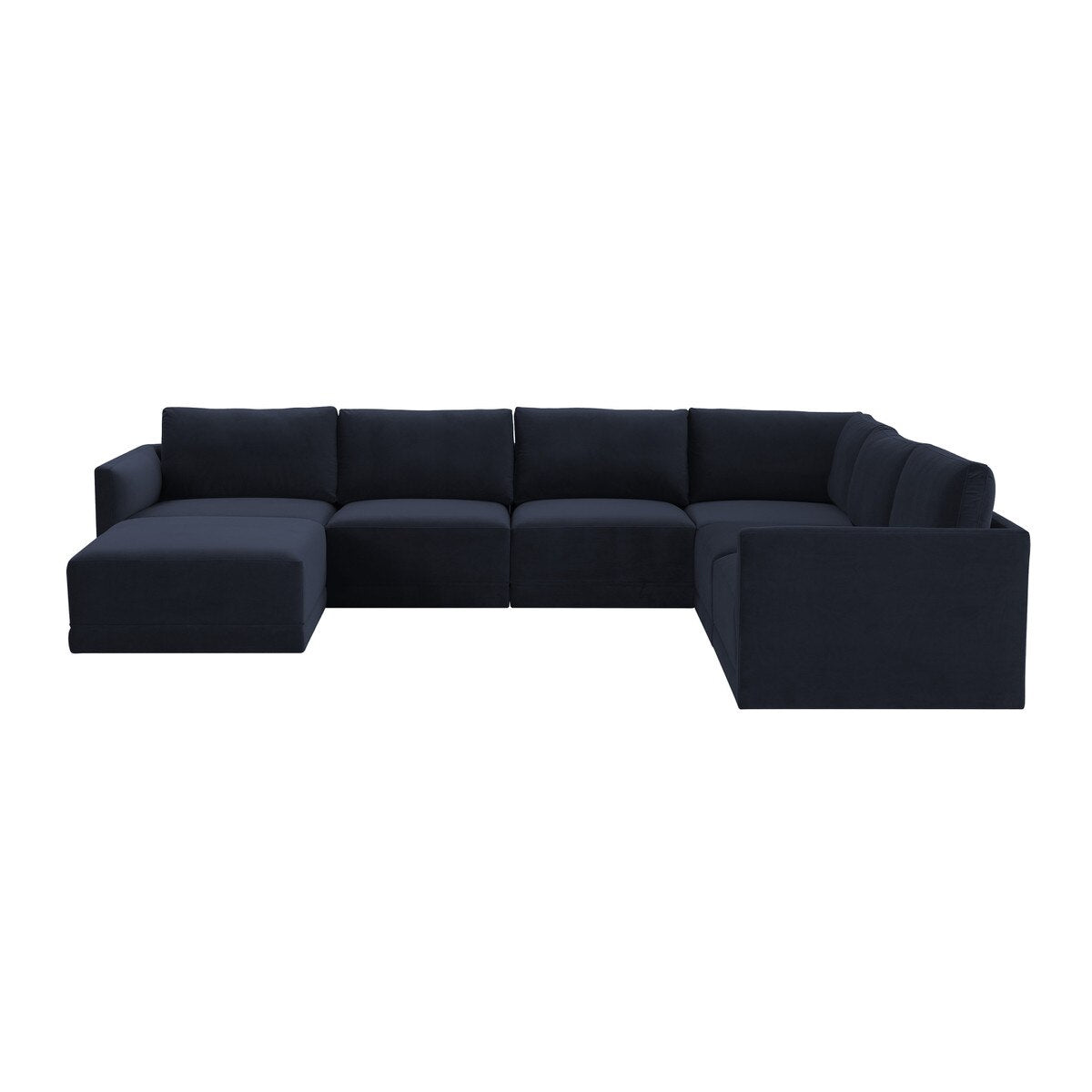 Chaise sectionnelle modulaire Willow Navy de grande taille