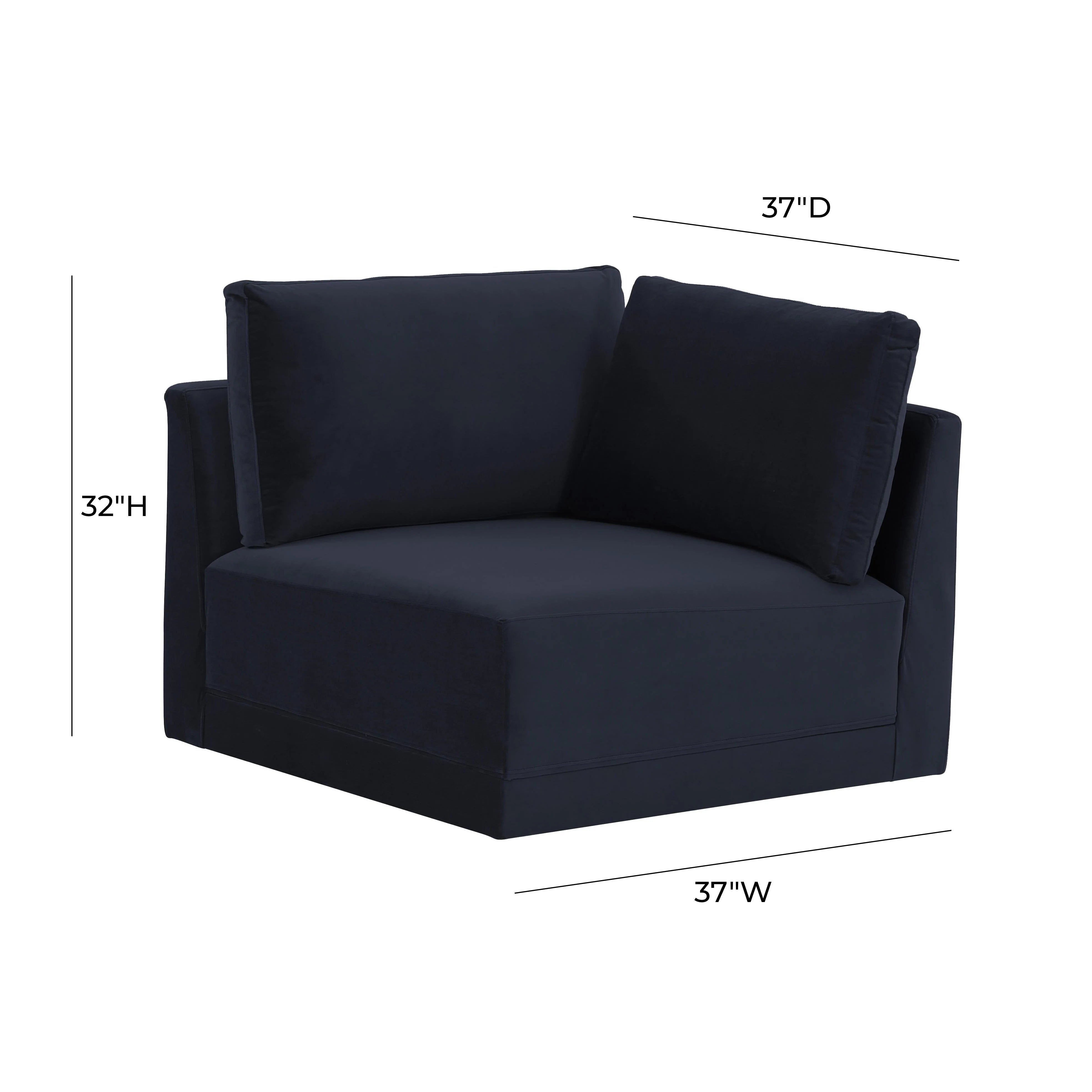 Willow Performance Velvet Modular Corner Chair