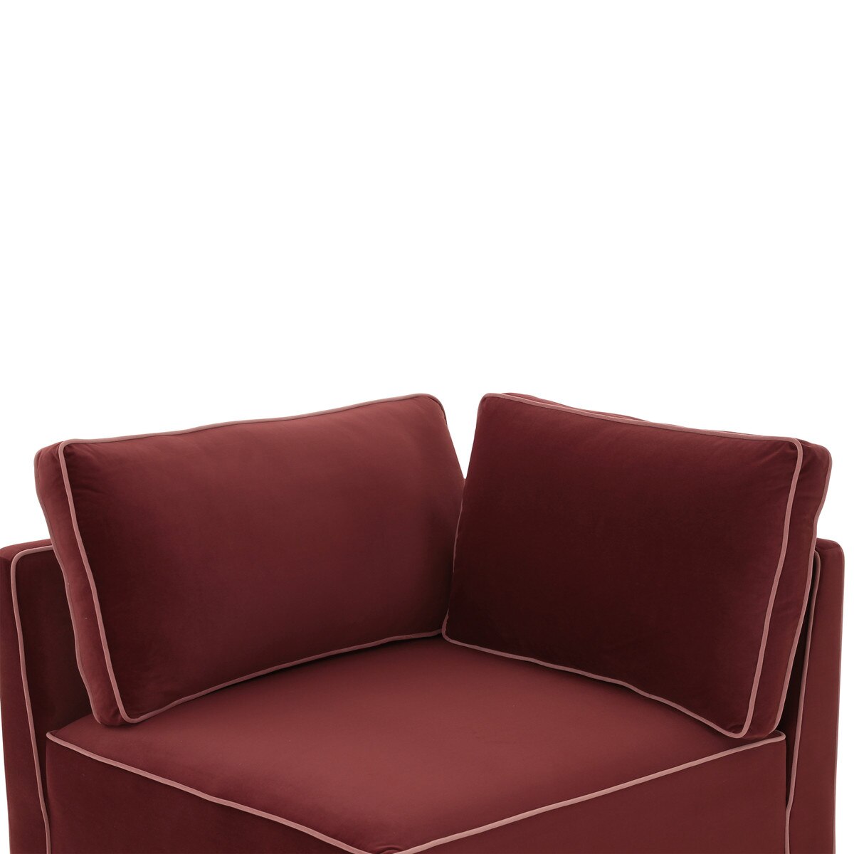 Chaise d'angle Willow Berry rouge