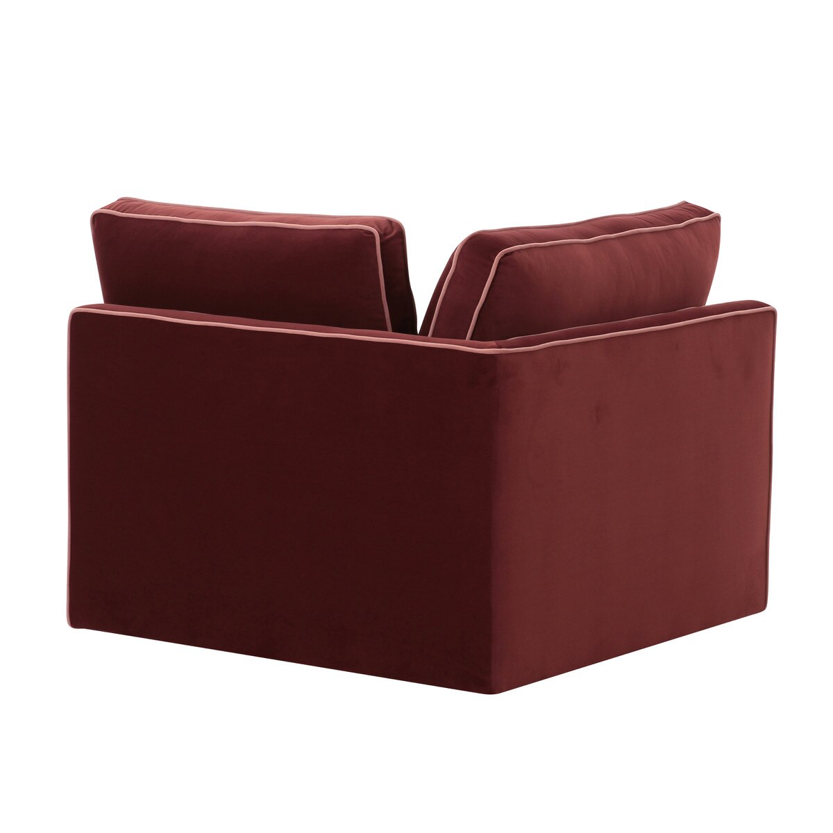Chaise d'angle Willow Berry rouge