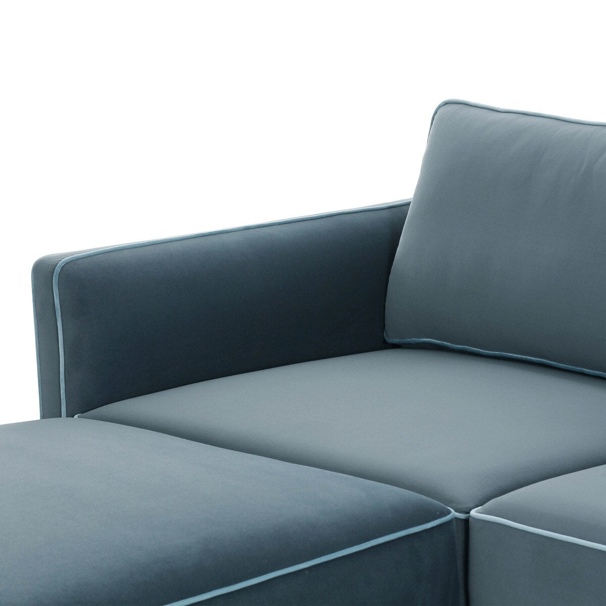 Canapé modulable LAF bleu brumeux Willow